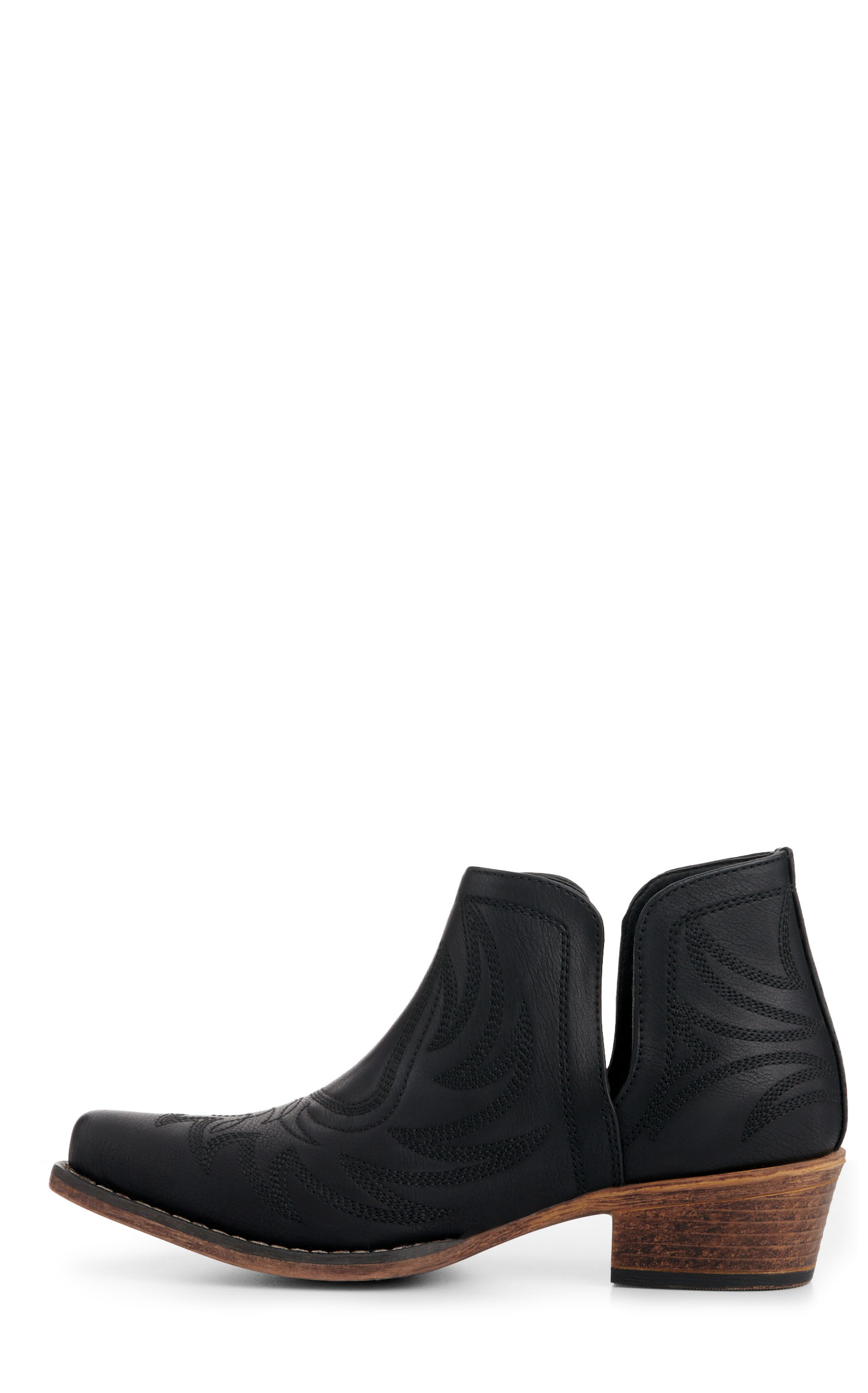 Roper Women's Ava Black Snip Toe Cowboy Bootie - Image 1