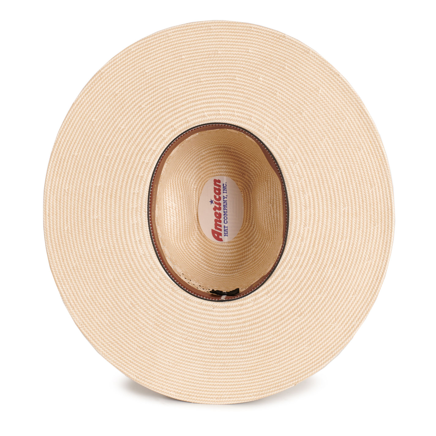American Hat Two Tone Vented Minnick  Crown Straw Cowboy Hat - Image 1