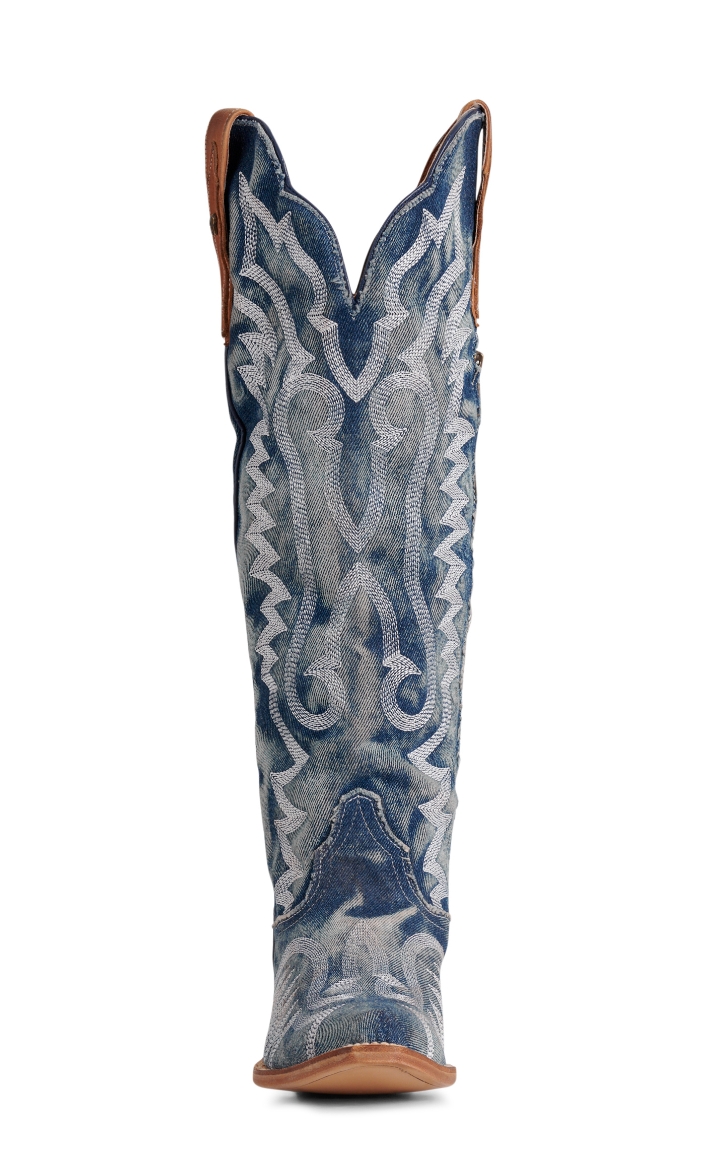 Dan Post Women's Denim Darlin' Snip Toe Cowboy Boots - Image 1
