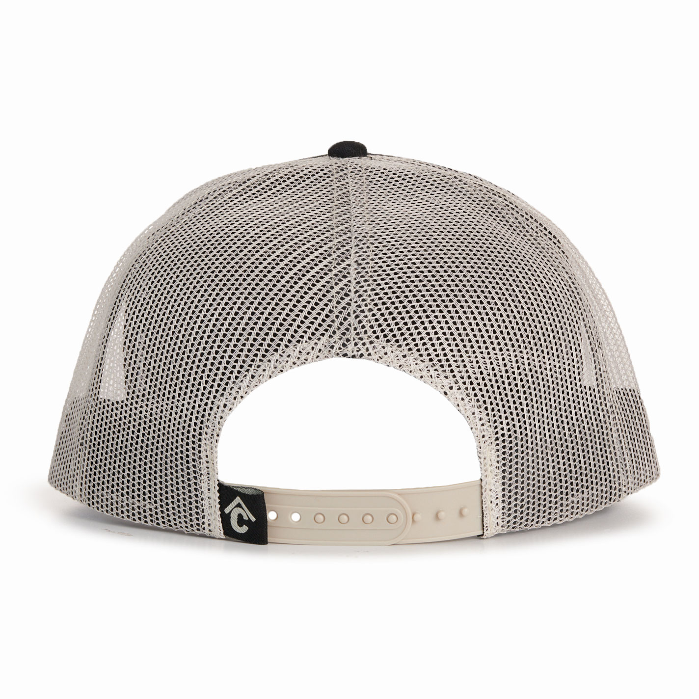 Rafter C Men's Black & Cream Ranchwear Logo Patch Cap - Image 1
