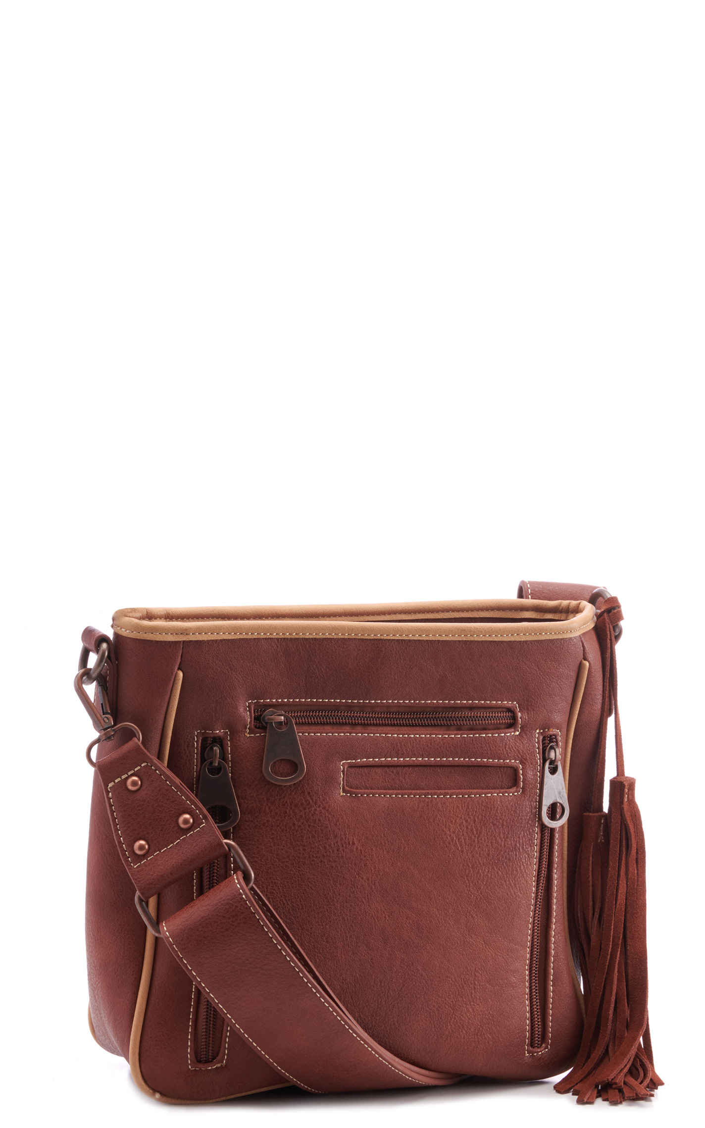 M&F Western Laney Concealed Weapon Messenger Bag - Image 1