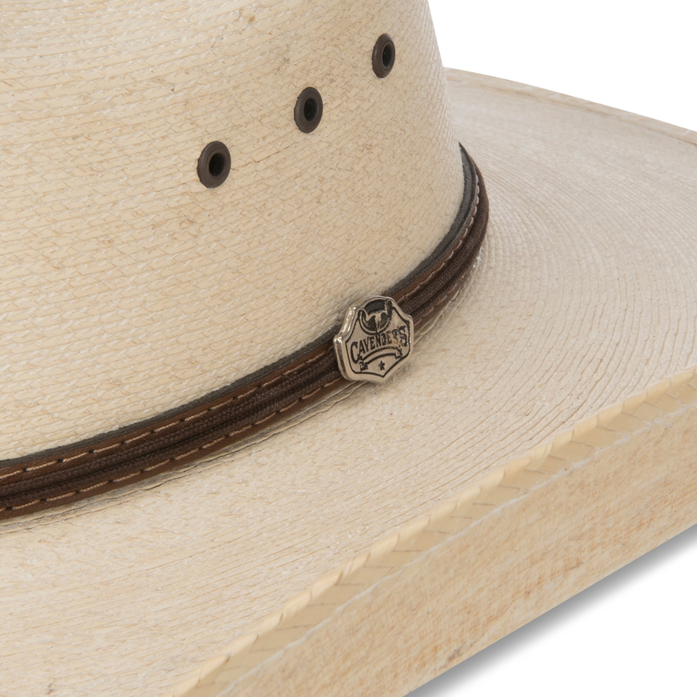 Cavender's Ranch Collection 20X Fine Palm Leaf Cowboy Hat - Image 1