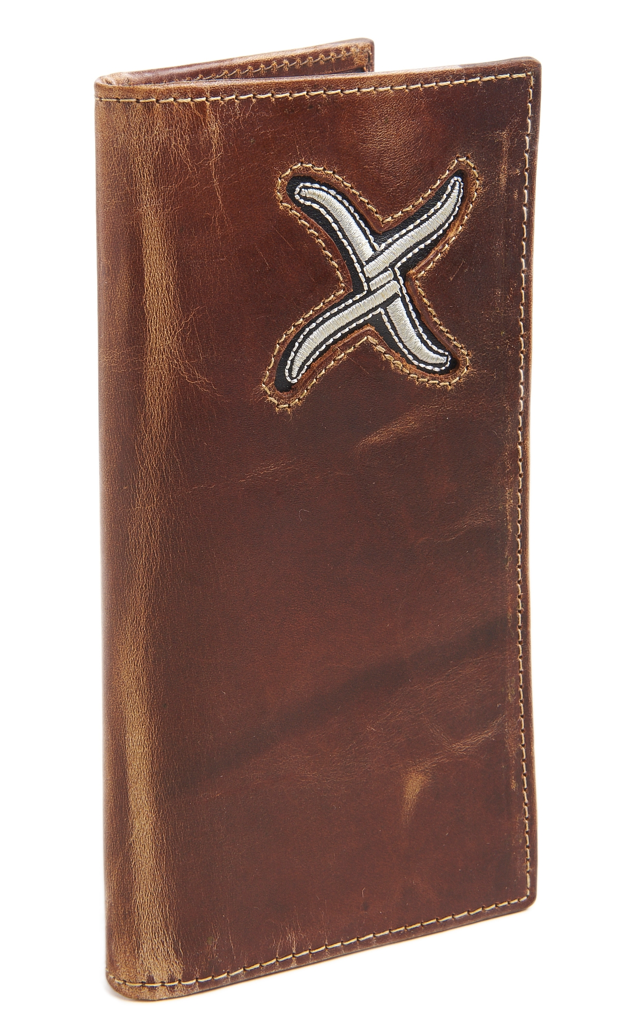 Twisted X Men's White Inlay Rodeo Wallet - Image 1