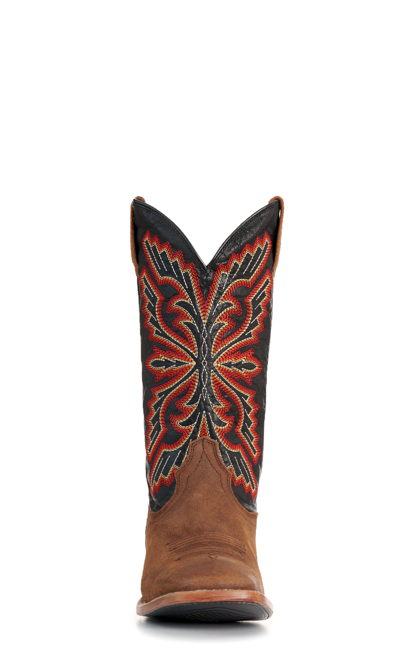 Ariat Men's Weathered Wicker & Bayou Black Wide Square Toe Cowboy Boots - Image 1