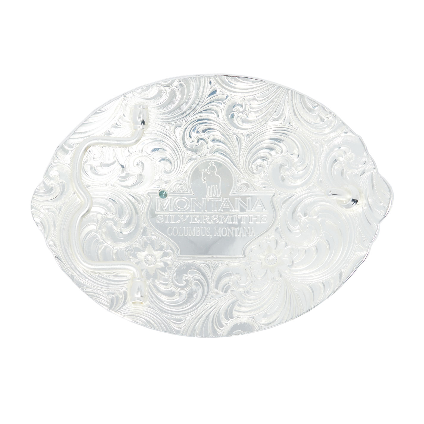 Montana Silversmiths Glacier Pools Praying Cowboy Belt Buckle - Image 1