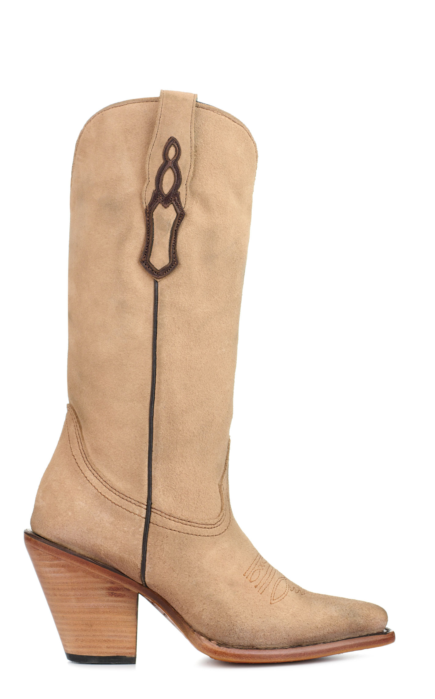 Corral Women's Distressed Sand Pointed Toe Cowboy Boots - Image 1