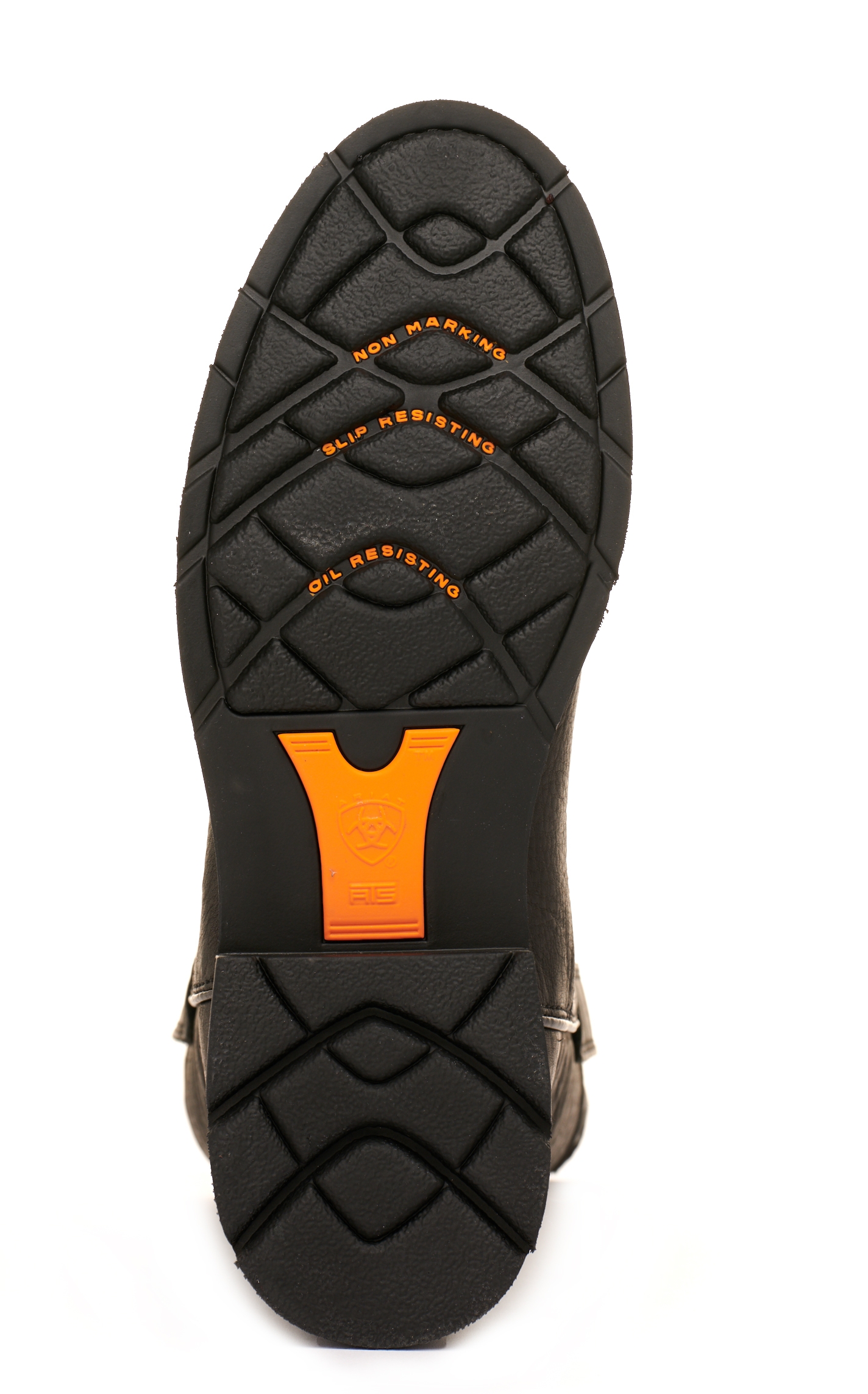 Ariat Men's Sierra Black Waterproof Round Toe Work Boot - Image 1