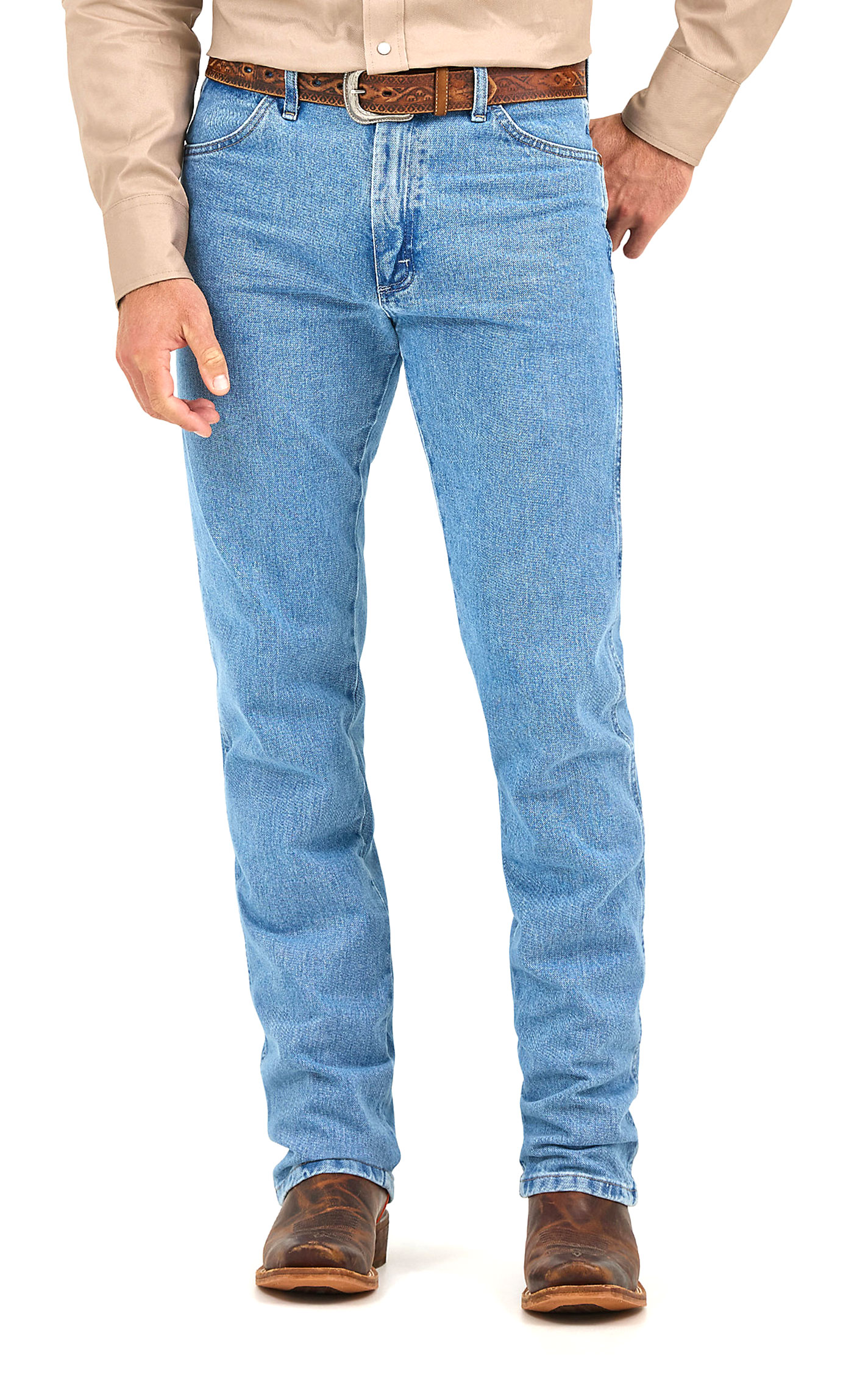 Wrangler Men's Antique Wash Cowboy Cut Original Fit Jeans - Image 1