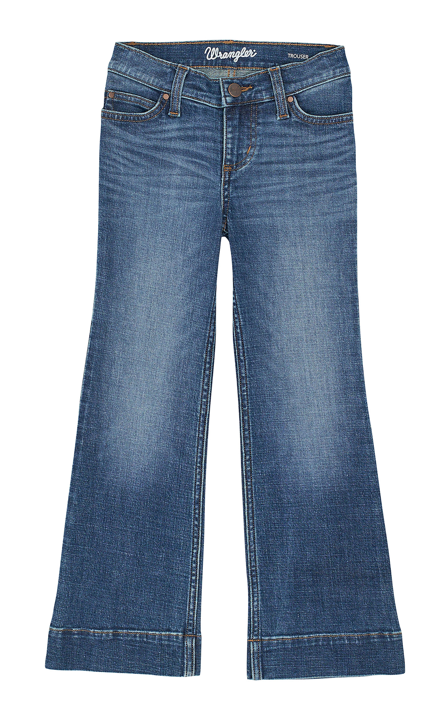 Wrangler Retro Girl's Medium Wash Bootcut Jeans - Image 1