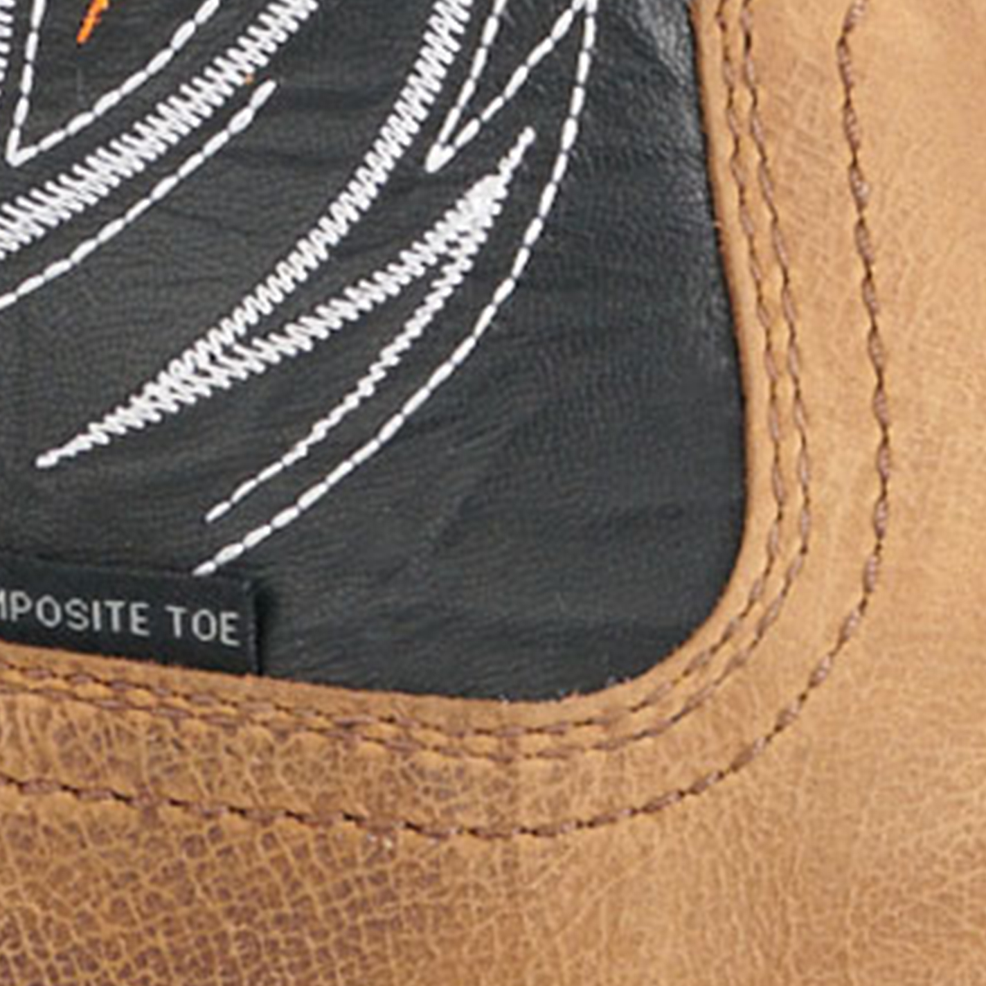 Ariat Men's Big Rig Natural Tan and Black BOA Wide Composite Square Toe Work Boot - Image 1