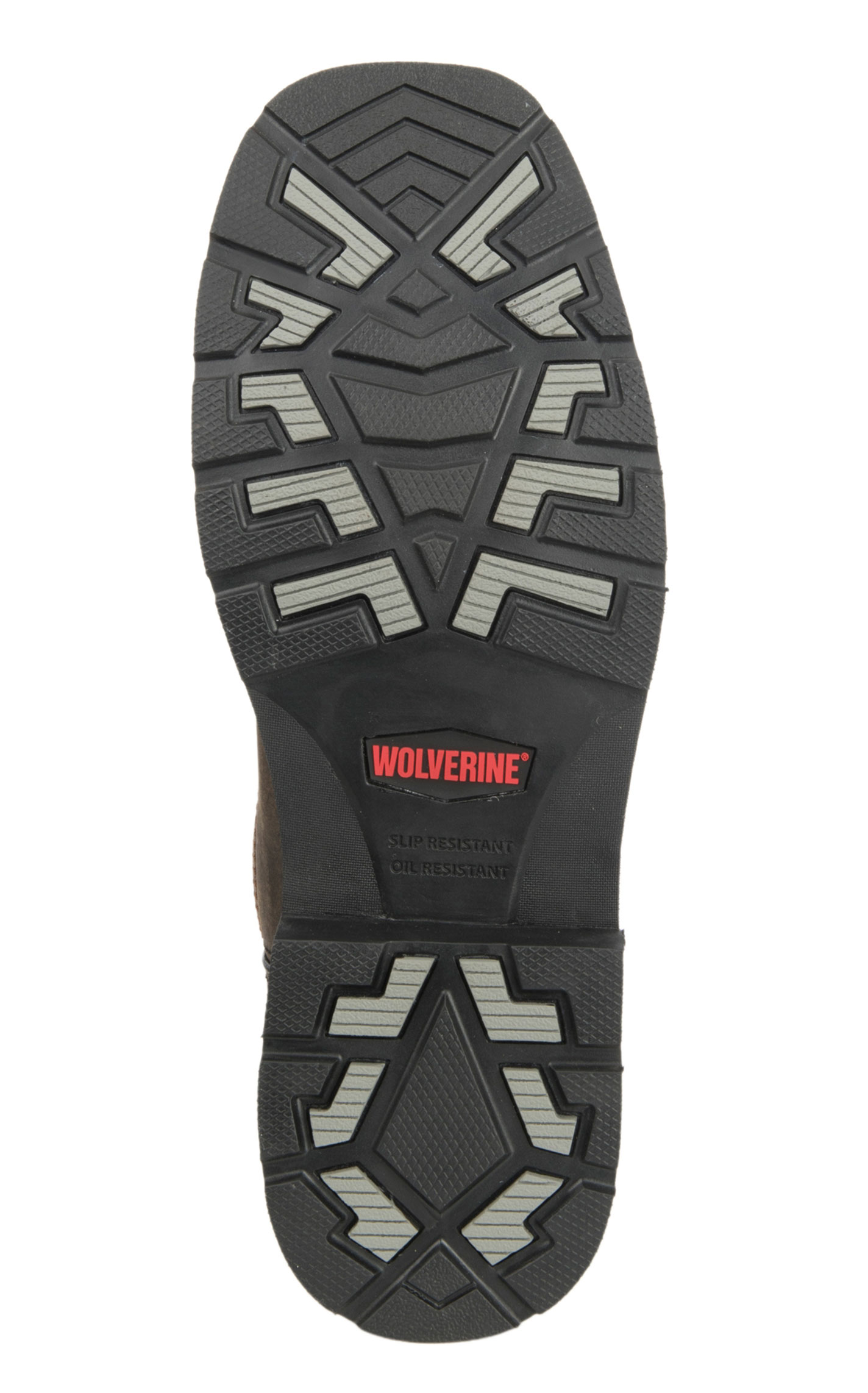 Wolverine Men's Rancher Brown and Black Waterproof Square Steel Toe Wellington Work Boot - Image 1