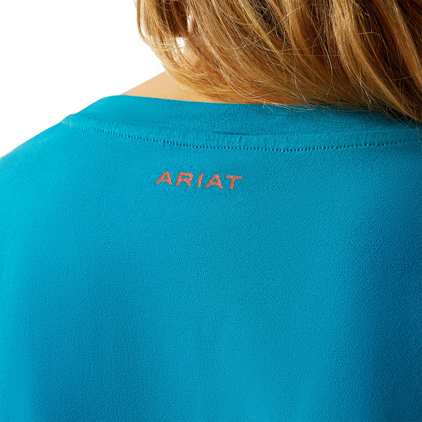Ariat Women's Turquoise Cowgirl Graphic T-shirt - Image 4