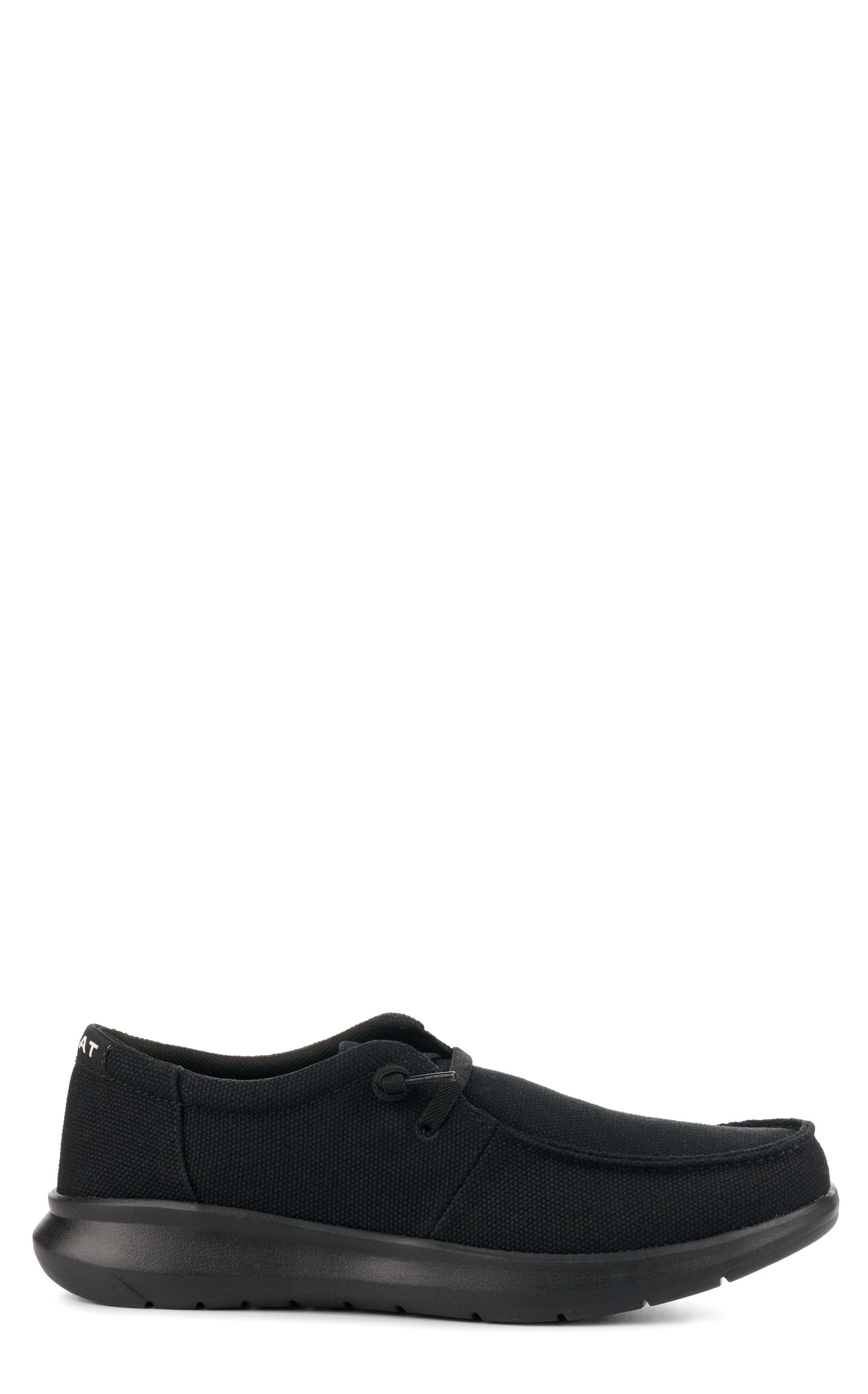 Ariat Men's Hilo Black Canvas Moc Toe Lace Up Casual Shoe - Image 1