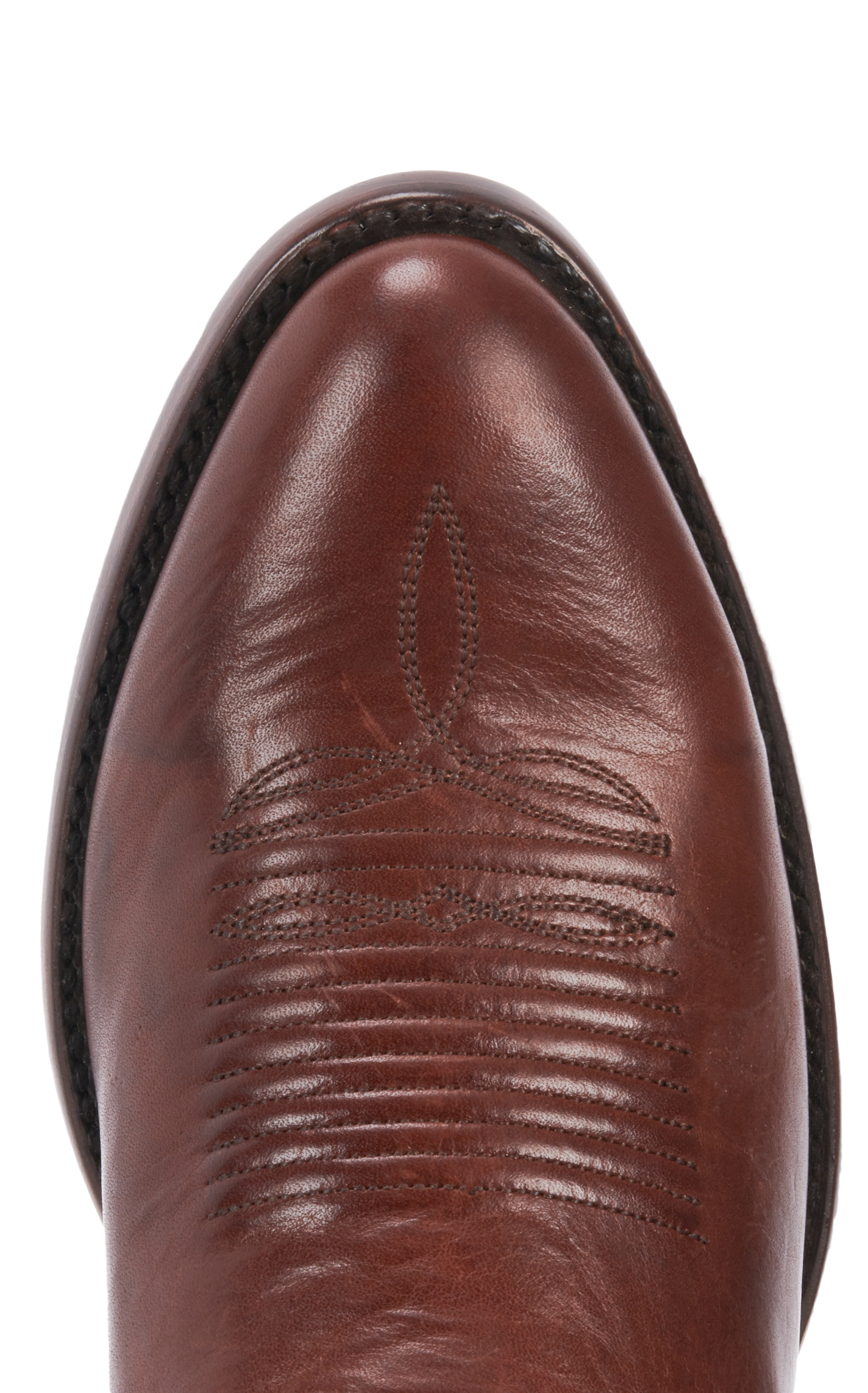 JRC & Sons Men's Colton Ranch Hand Leather Round Toe Cowboy Boot in Tan - Image 1
