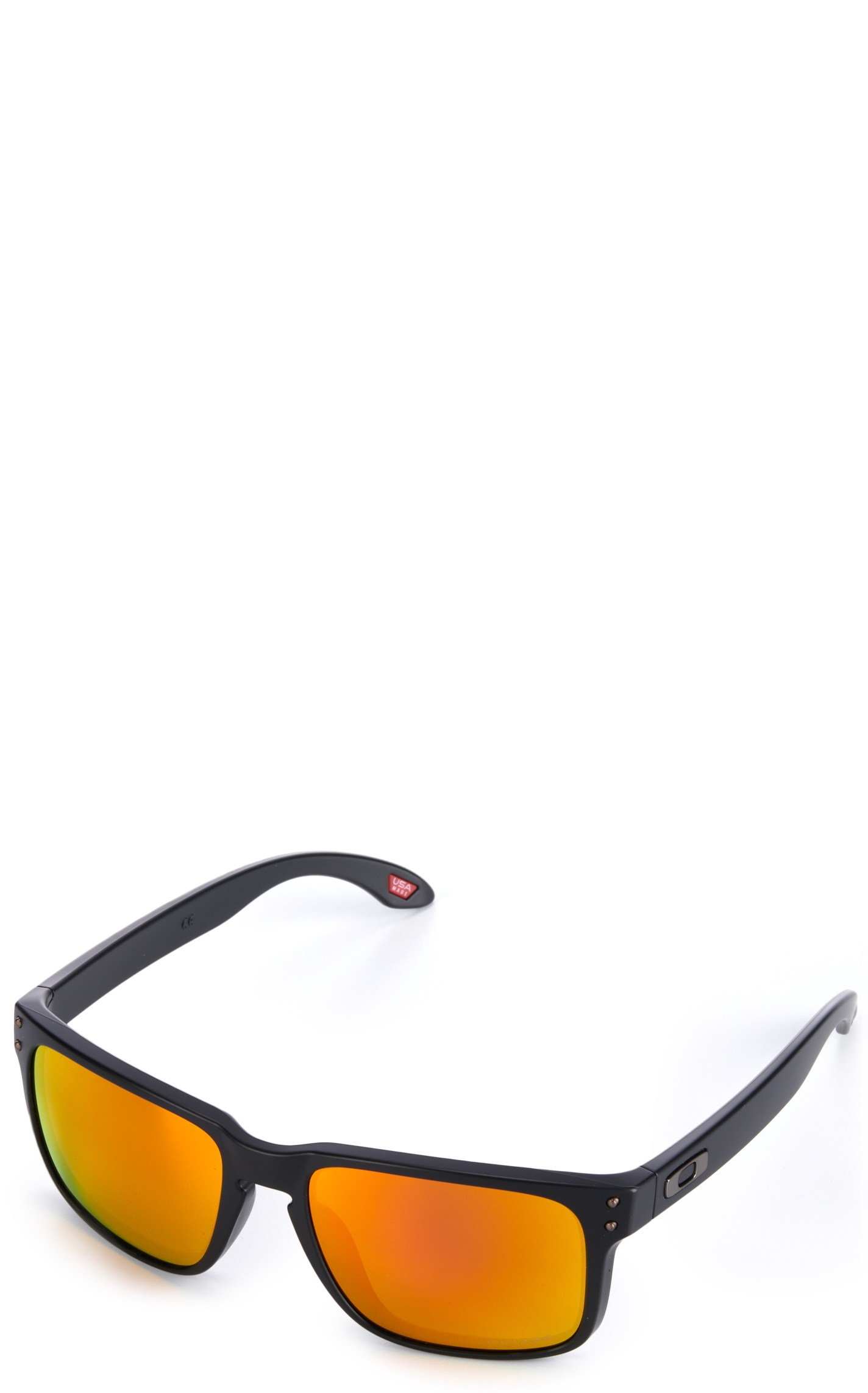 Oakley Holbrook Matte Black with Ruby Prizm Lenses Sunglasses - Image 1