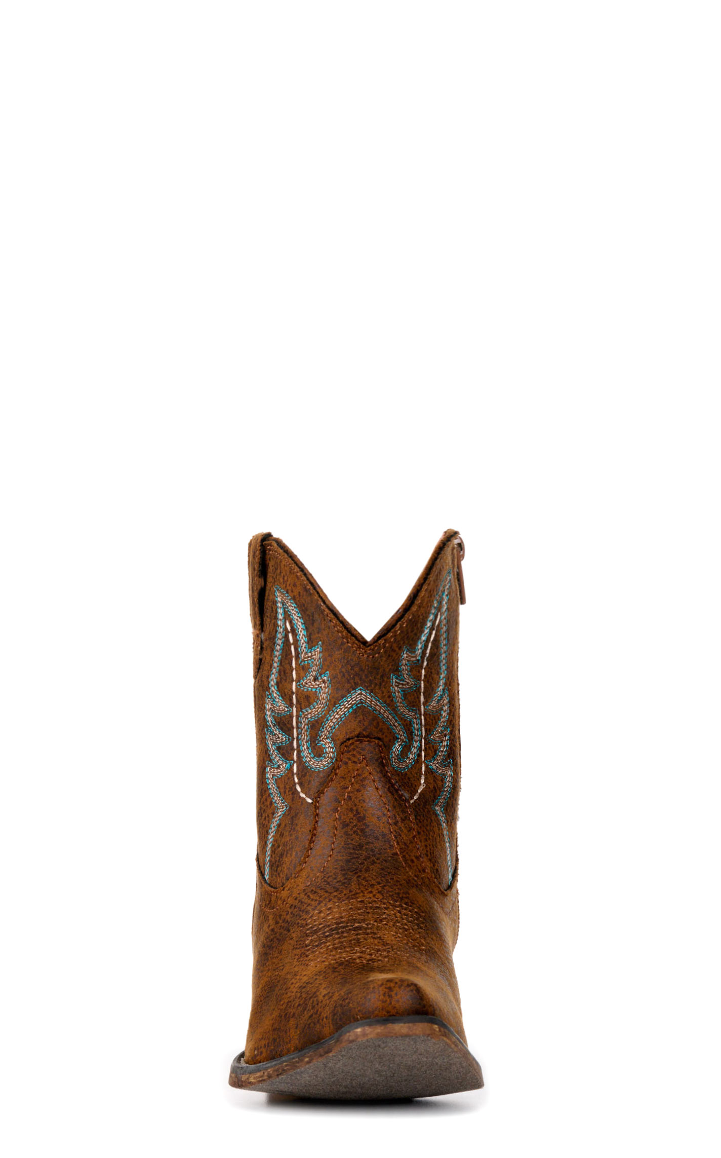 Roper Women's Shay Vintage Cognac Snip Toe Cowboy Booties - Image 1