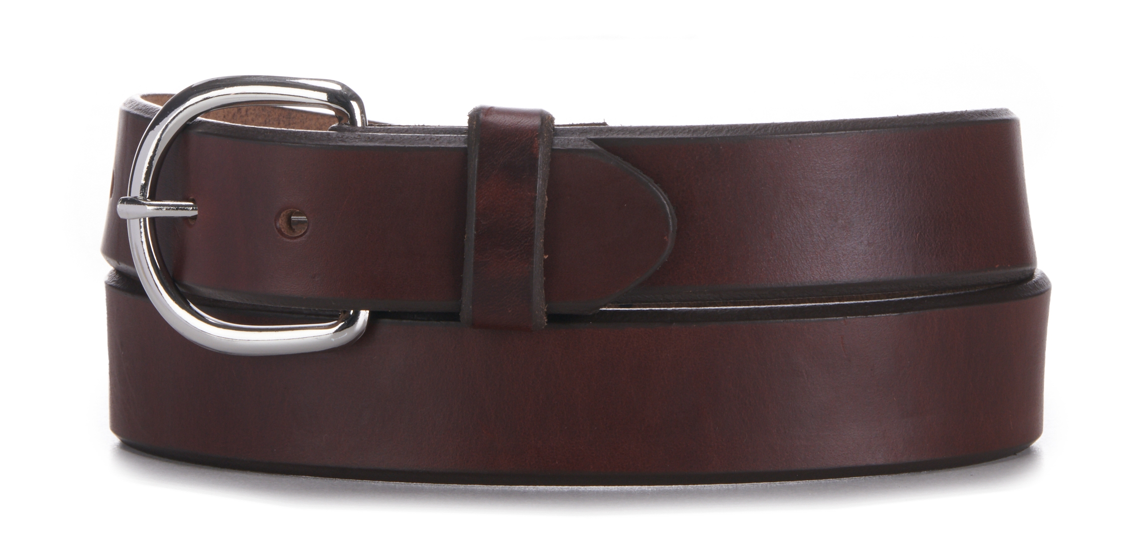 Justin Men's Classic Brown Leather Western Belt - Image 1