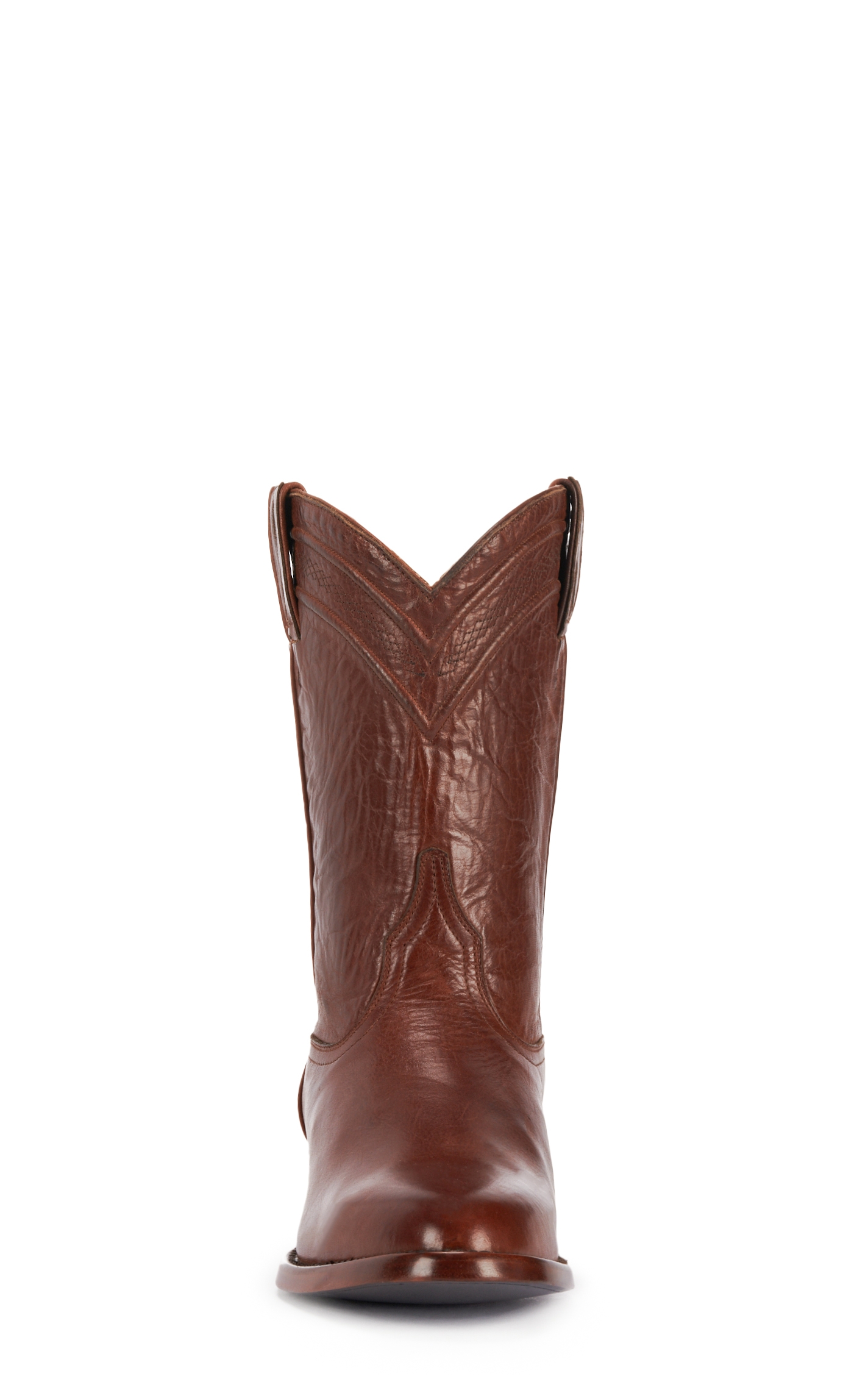 JRC & Sons Men's Todd Ranch Hand Leather Round Toe Roper Boot in Tan - Image 1