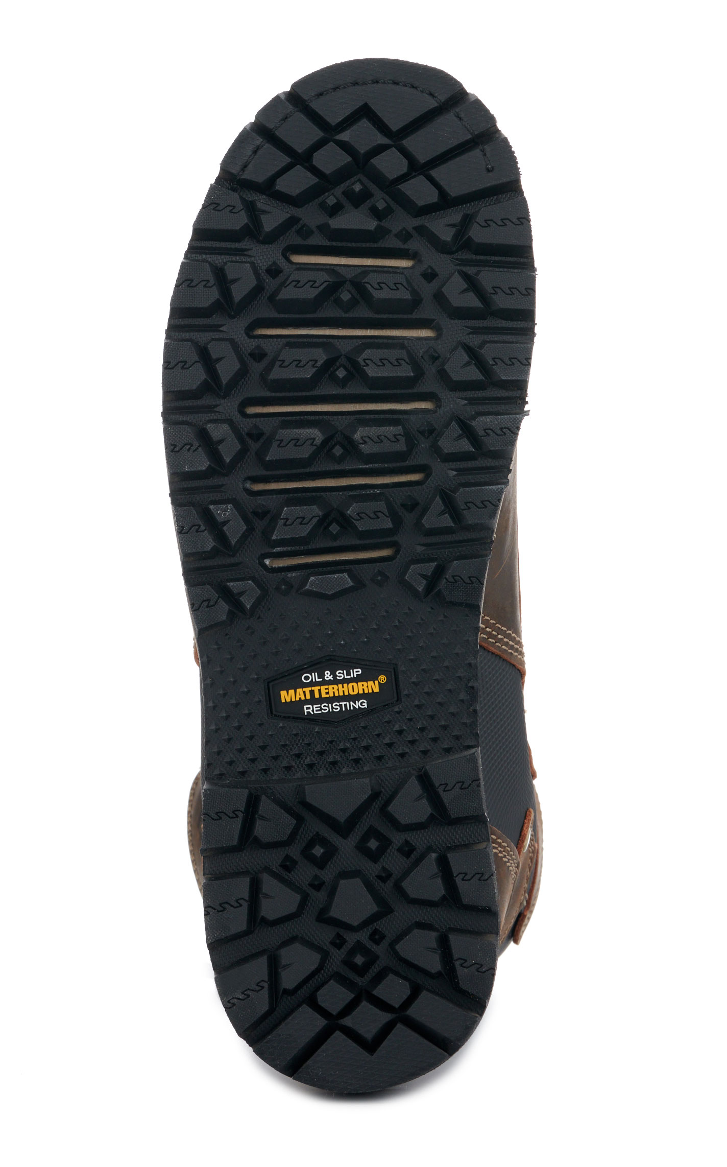 Matterhorn Men's Brown Puncture Resistant MetGuard Round Composite Toe Lace Up Work Boot - Image 1