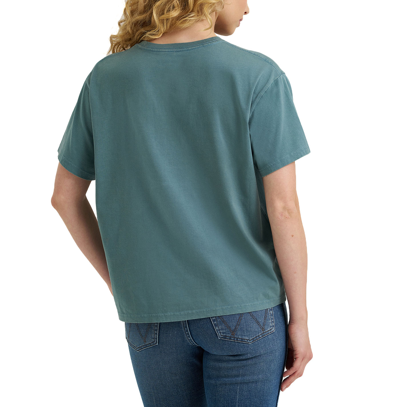 Wrangler Retro Women's Teal Green Spirit of the West Graphic T-Shirt - Image 1