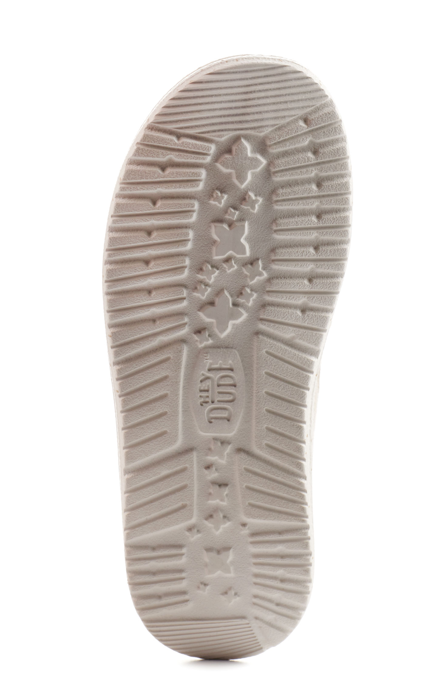 Hey Dude Girls' Wendy Chambray Tan Moc Toe Lace Up Casual Shoes - Image 1