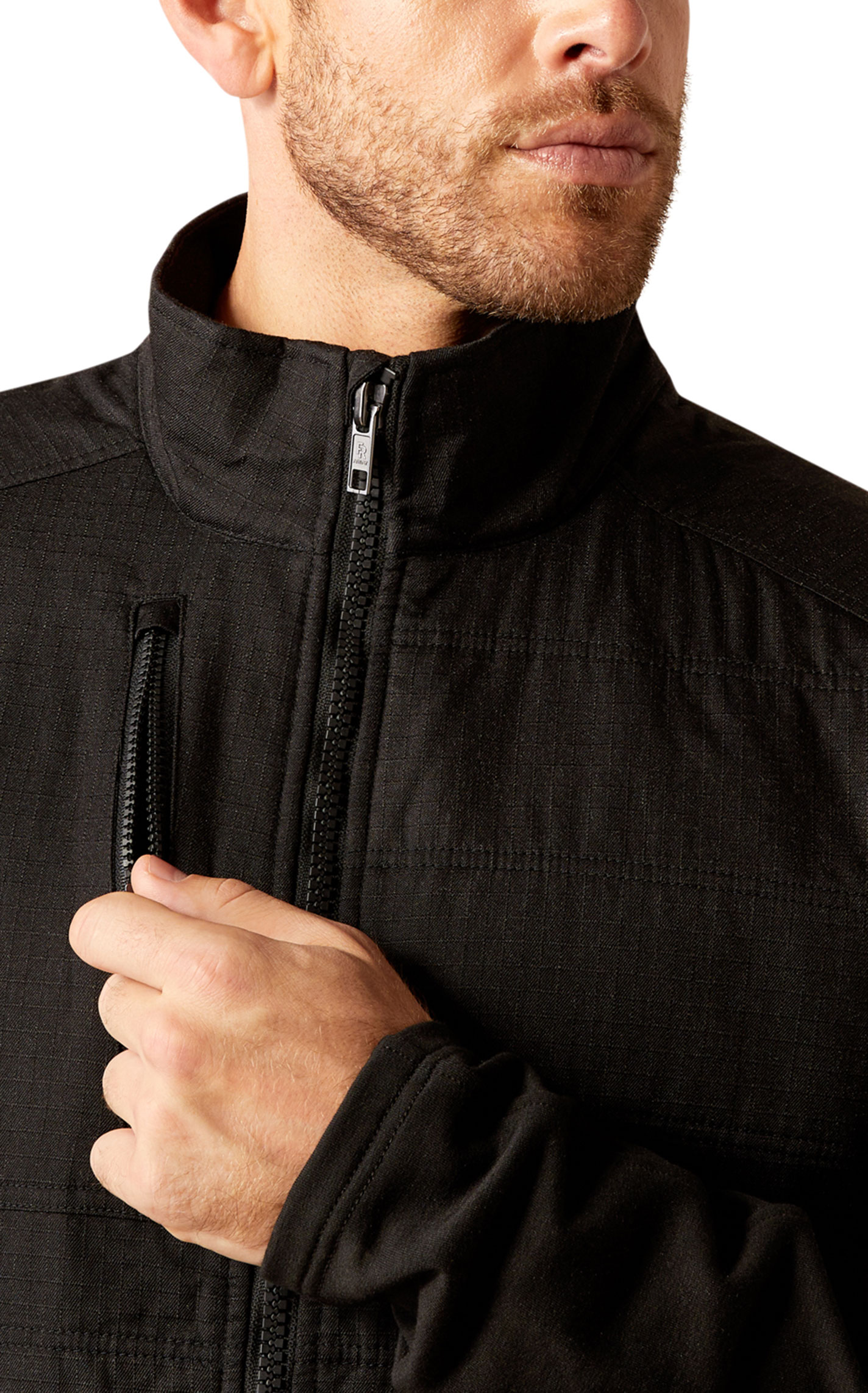 Ariat Men's FR Black Cloud 9 Insulated Work Jacket - Image 1