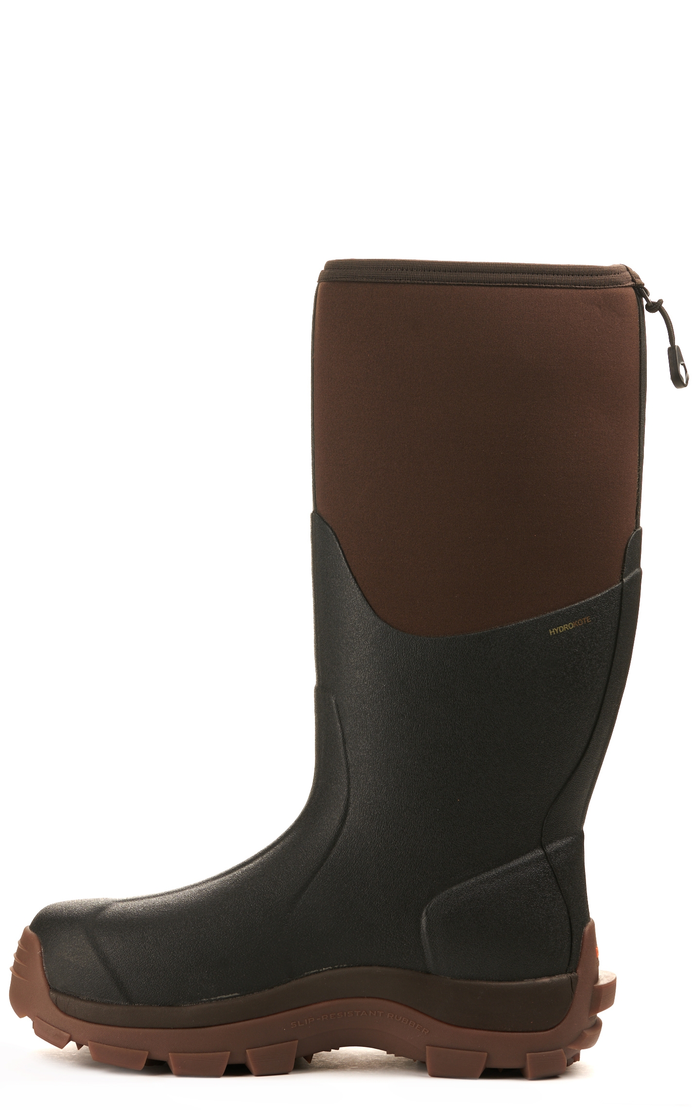 Dryshod Men's Haymaker Black and Brown Waterproof Round Toe Rubber Farm Boots - Image 1