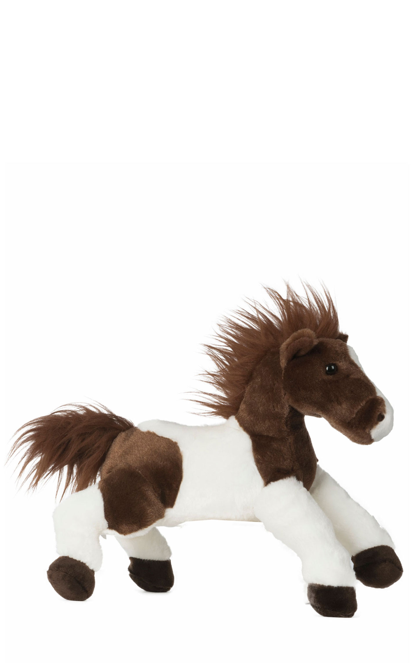 Aurora Tola Brown & White Paint Stuffed Horse - Image 1