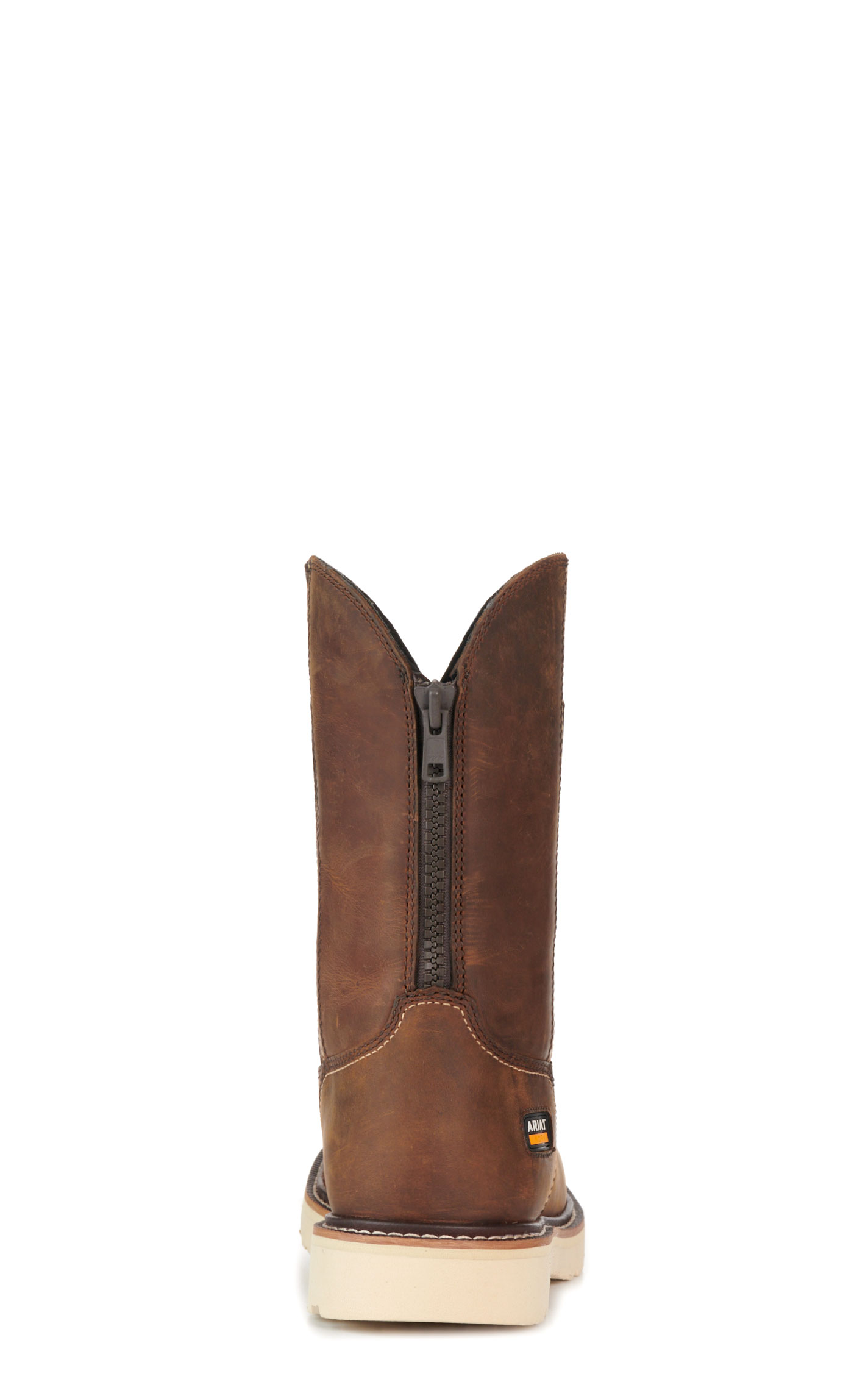 Ariat Men's Distressed Brown Rebar Lift Moc Soft Toe Work Boots - Image 1