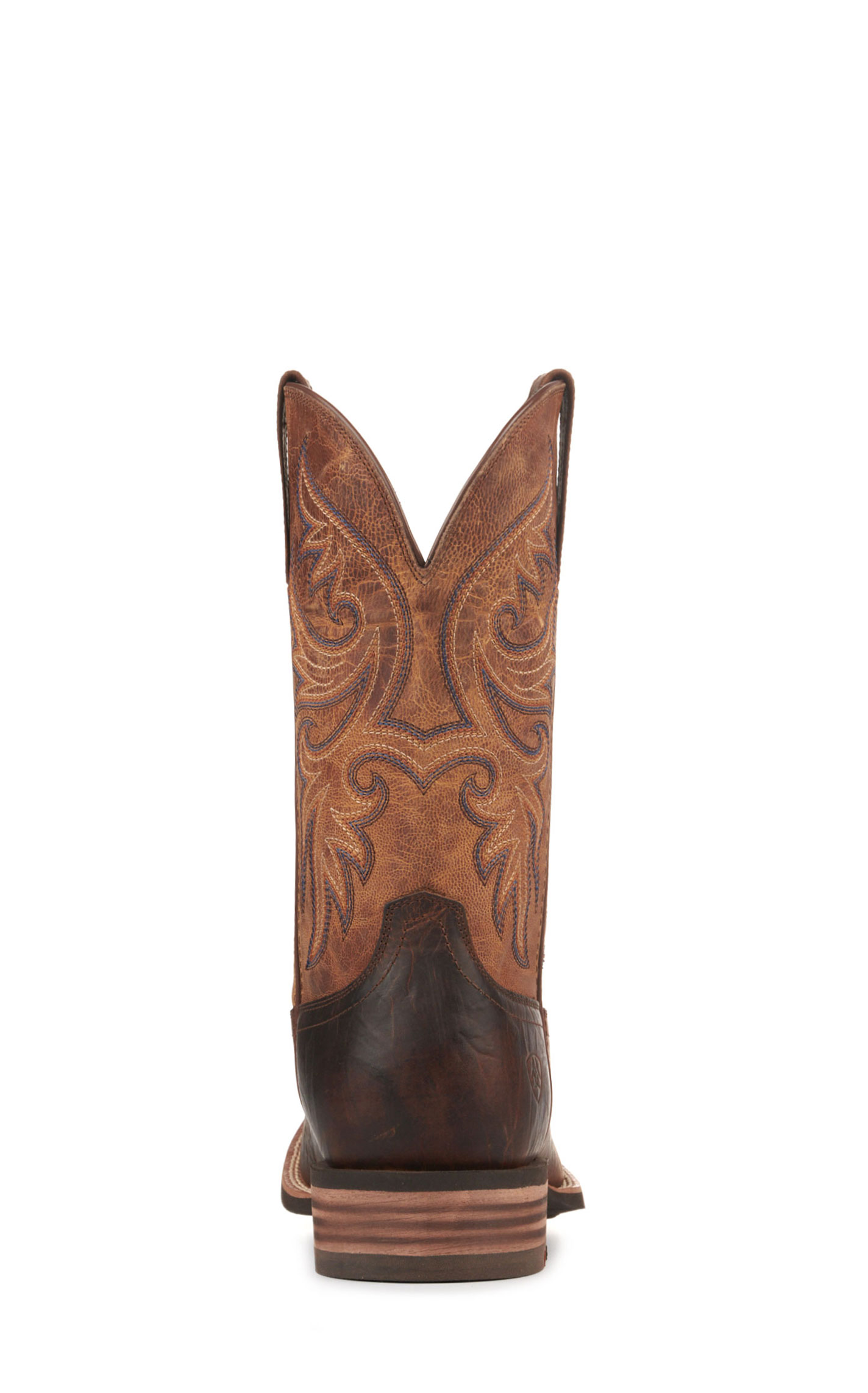 Ariat Men's Slingshot Tobacco Brown and Tan SmartLite Wide Square Toe Cowboy Boots - Image 1