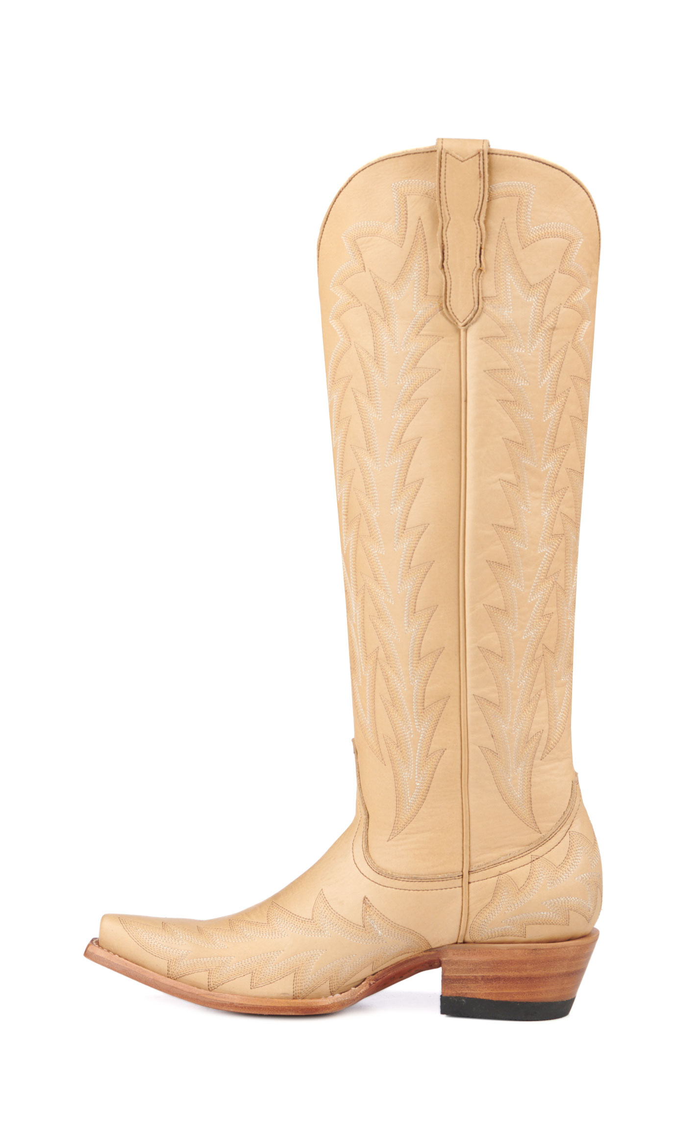 JRC & Sons Women’s Nancy Camel Snip Toe Tall Cowboy Boots - Image 1