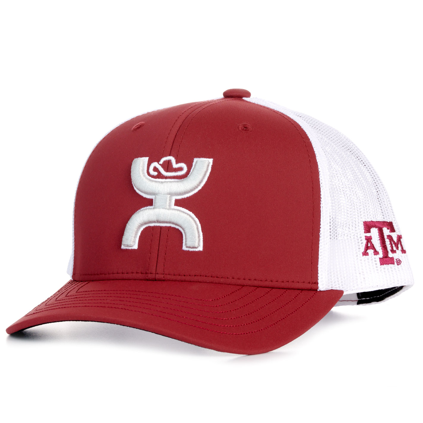 Hooey Collegiate Collection Maroon & White Texas A&M Hands Up Logo Cap - Image 1