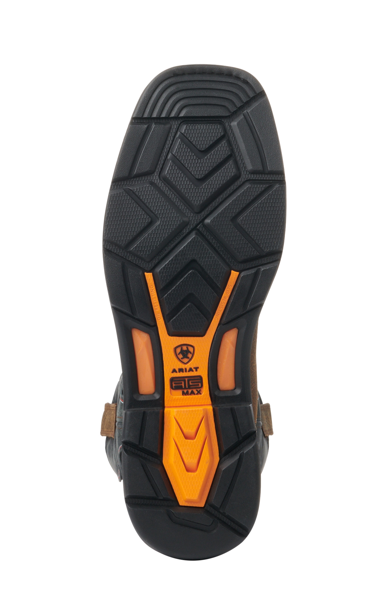 Ariat Men's WorkHog XT Rye Brown and Storm VentTEK Waterproof Square Carbon Toe Work Boot - Image 1