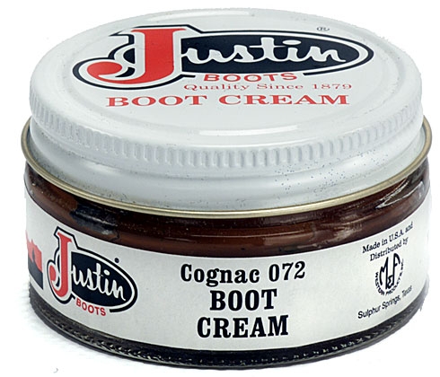 Justin Cognac Boot Cream - Image 1