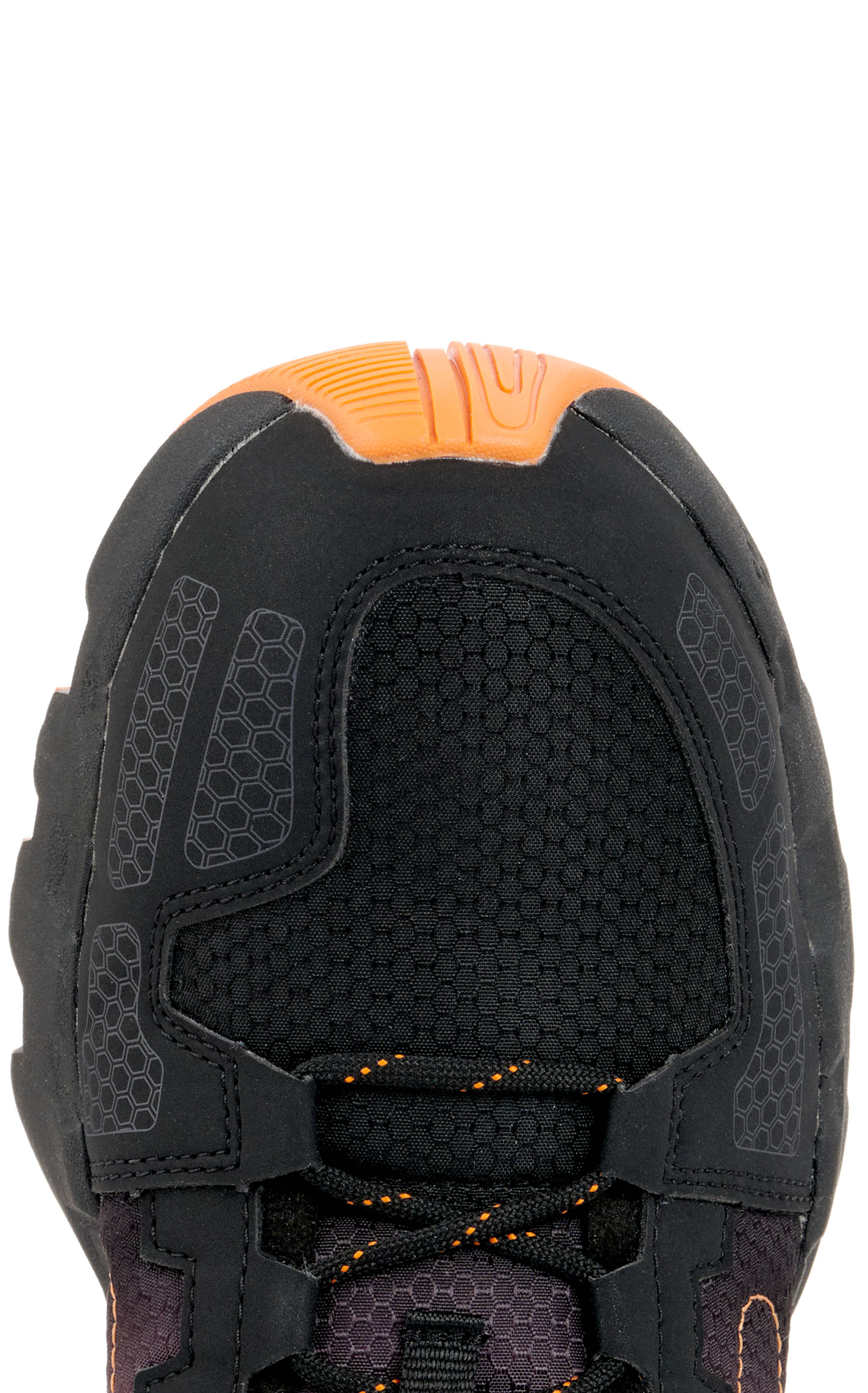 Timberland PRO Men's Powertrain Black and Gray Round Composite Toe Lace Up Work Shoe - Image 1