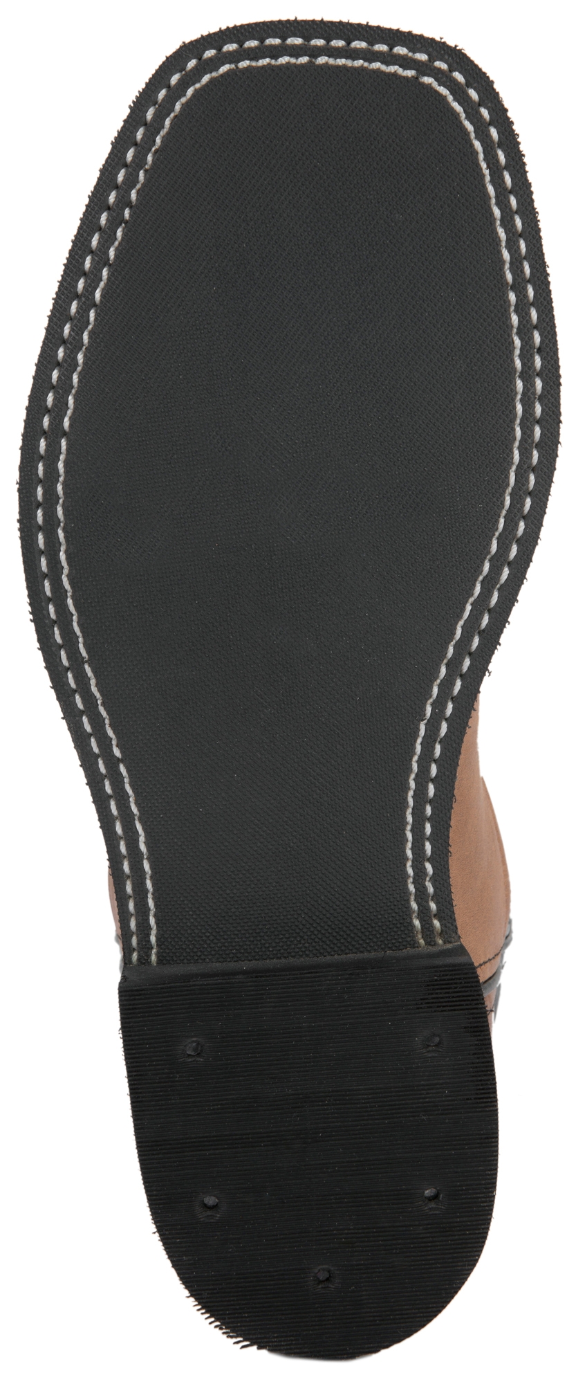 Old West Youth Distressed Brown and Black Corona Calf Leather Square Toe Cowboy Boots - Image 1