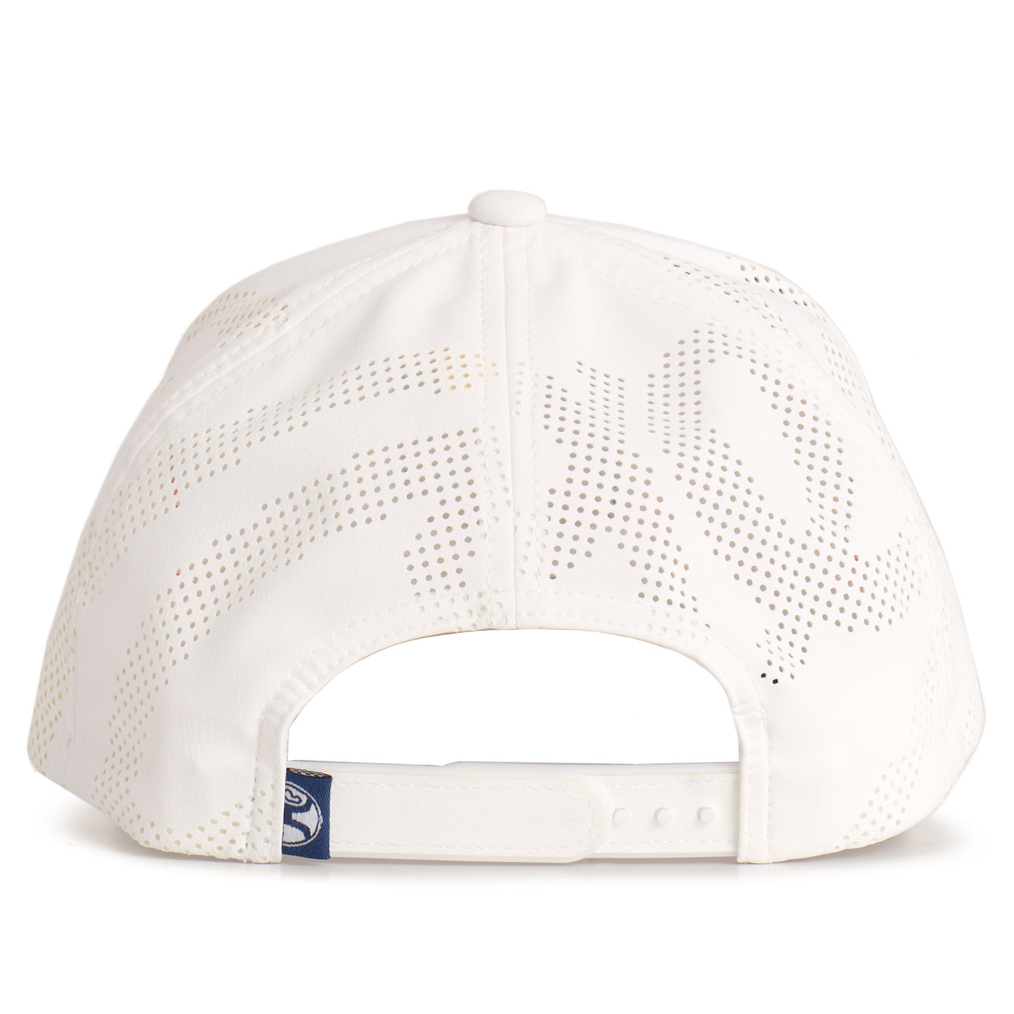 Hooey Cheyenne Patch White Curved Bill Cap - Image 1