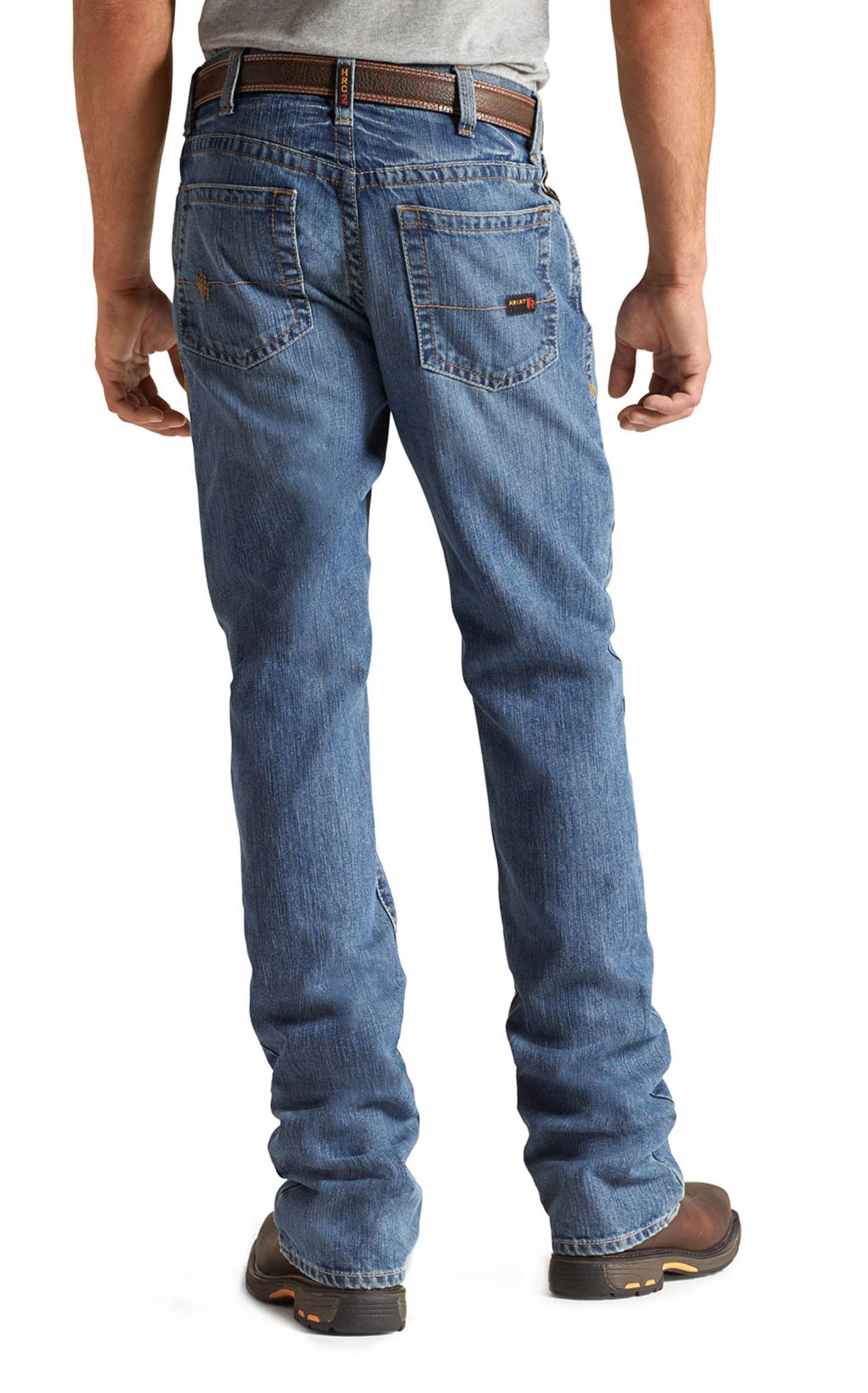 Ariat Men's M4 Flint Low Rise Boot Cut FR Work Jeans - Big & Tall - Image 1