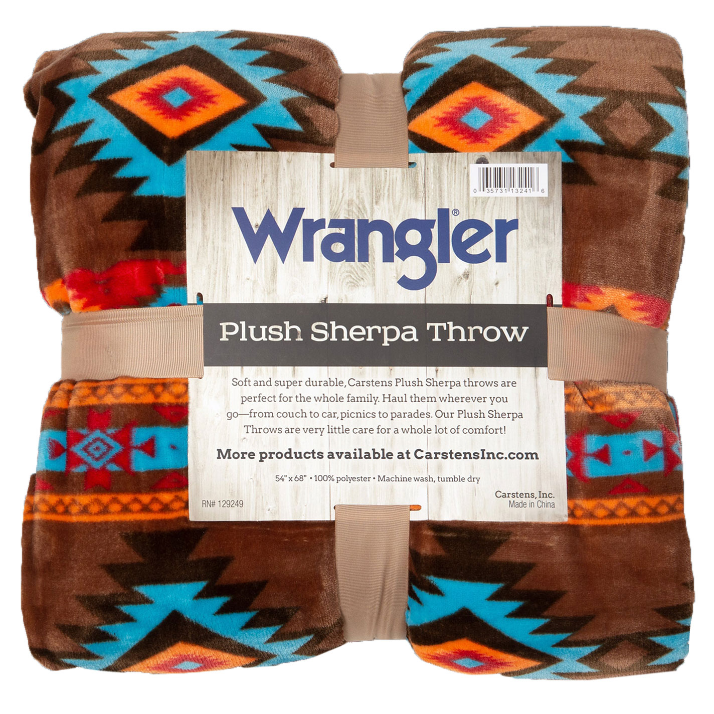 Wrangler Southwest Horizon Print Fleece Throw - Image 2