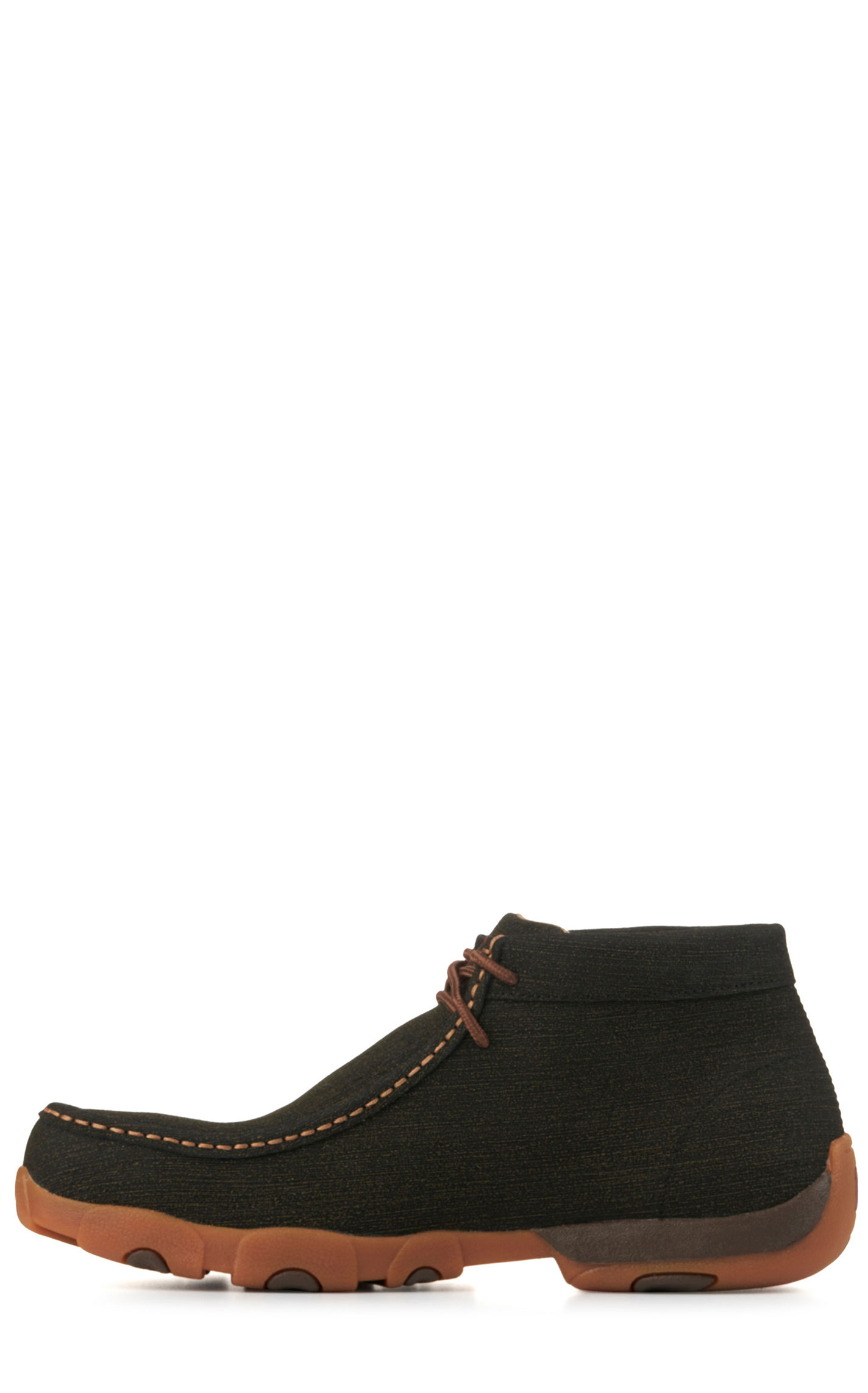 Twisted X Men's Charcoal Round Steel Toe Chuckka Driving Moc Work Shoe - Image 1