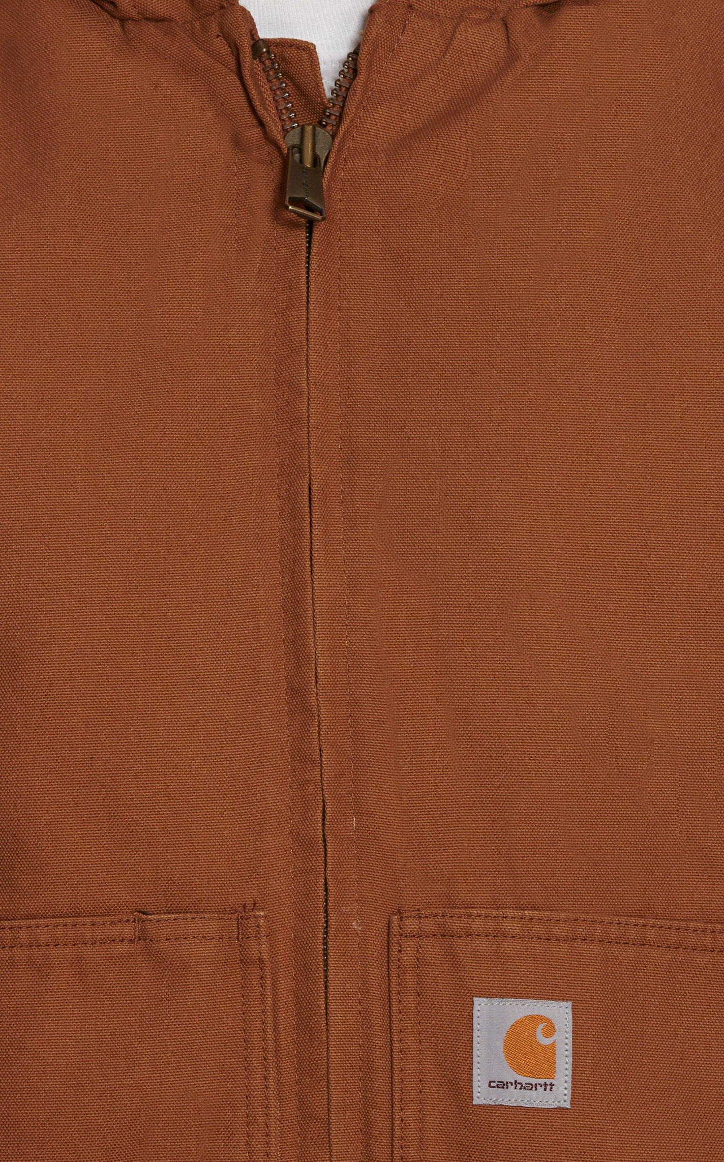 Carhartt Men's Brown Washed Duck Loose Fit Insulated Active Jacket - Image 1