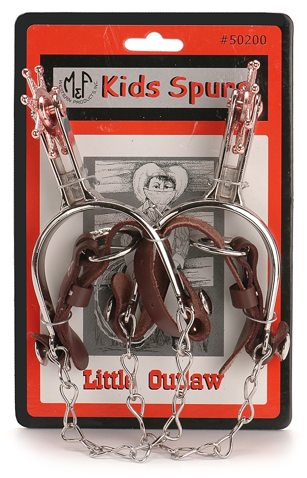 M&F Western Little Outlaw Kids' Spurs - Image 1