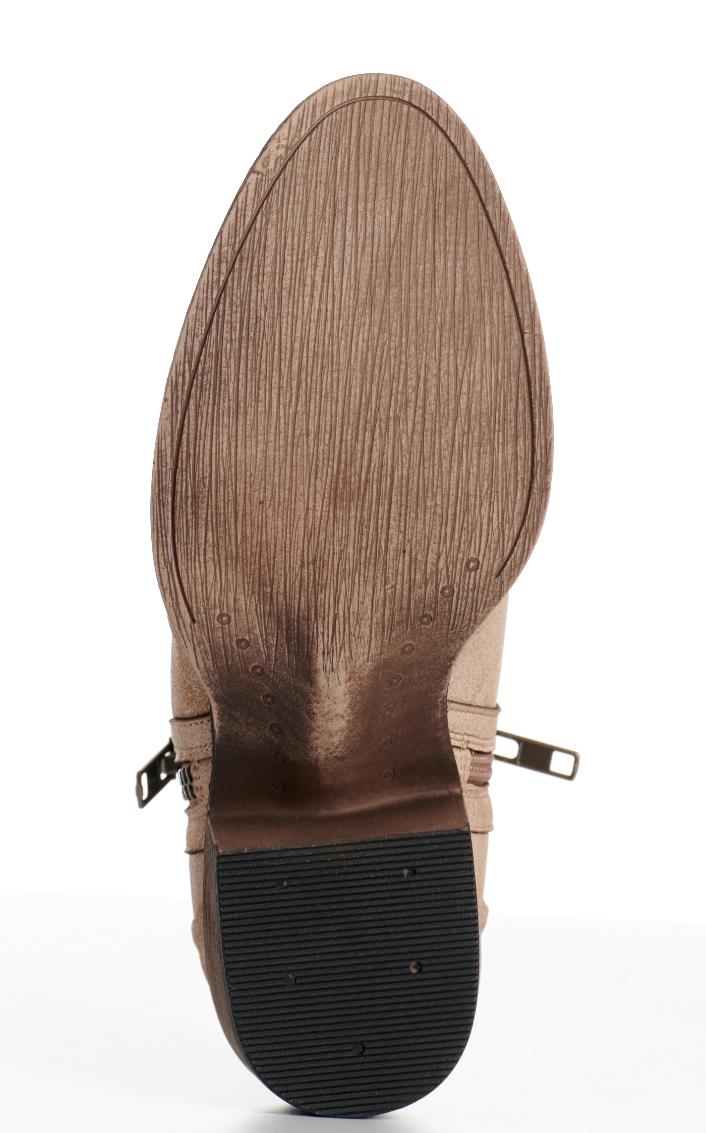 Very G Women's Evie Nude Round Toe Booties - Image 1