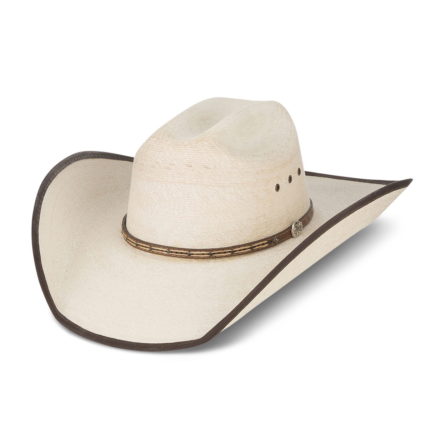 Cavender's Ranch Collection Ivory Palm Ponderosa Cowboy Hat - Image 1
