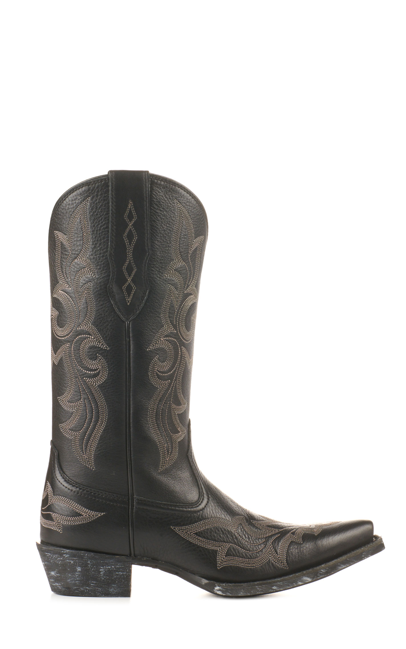 Ariat Women's Jennings Black StretchFit Wide Calf Snip Toe Cowboy Boots - Image 1