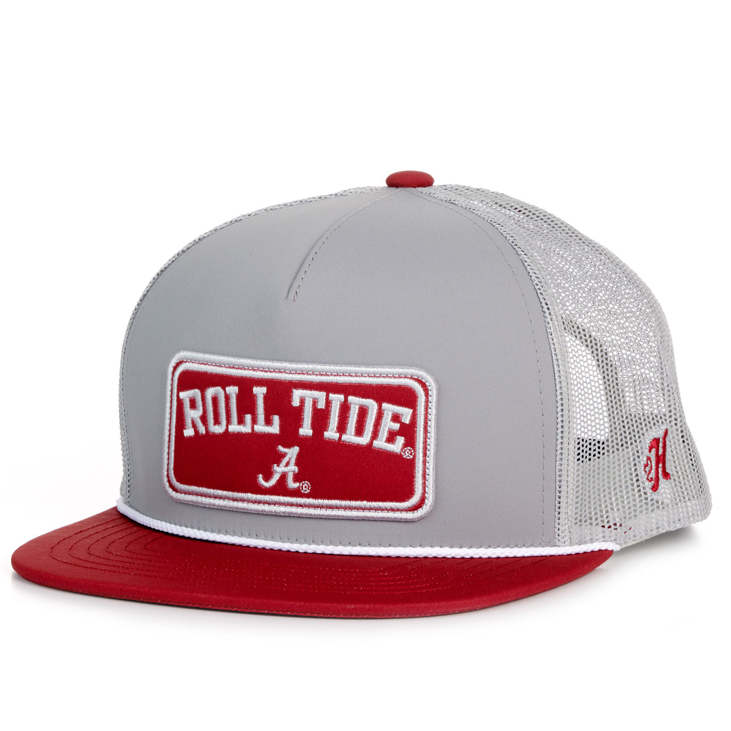 Hooey Collegiate Collection Gray & Red Bama Roll Tide Logo Cap - Image 1