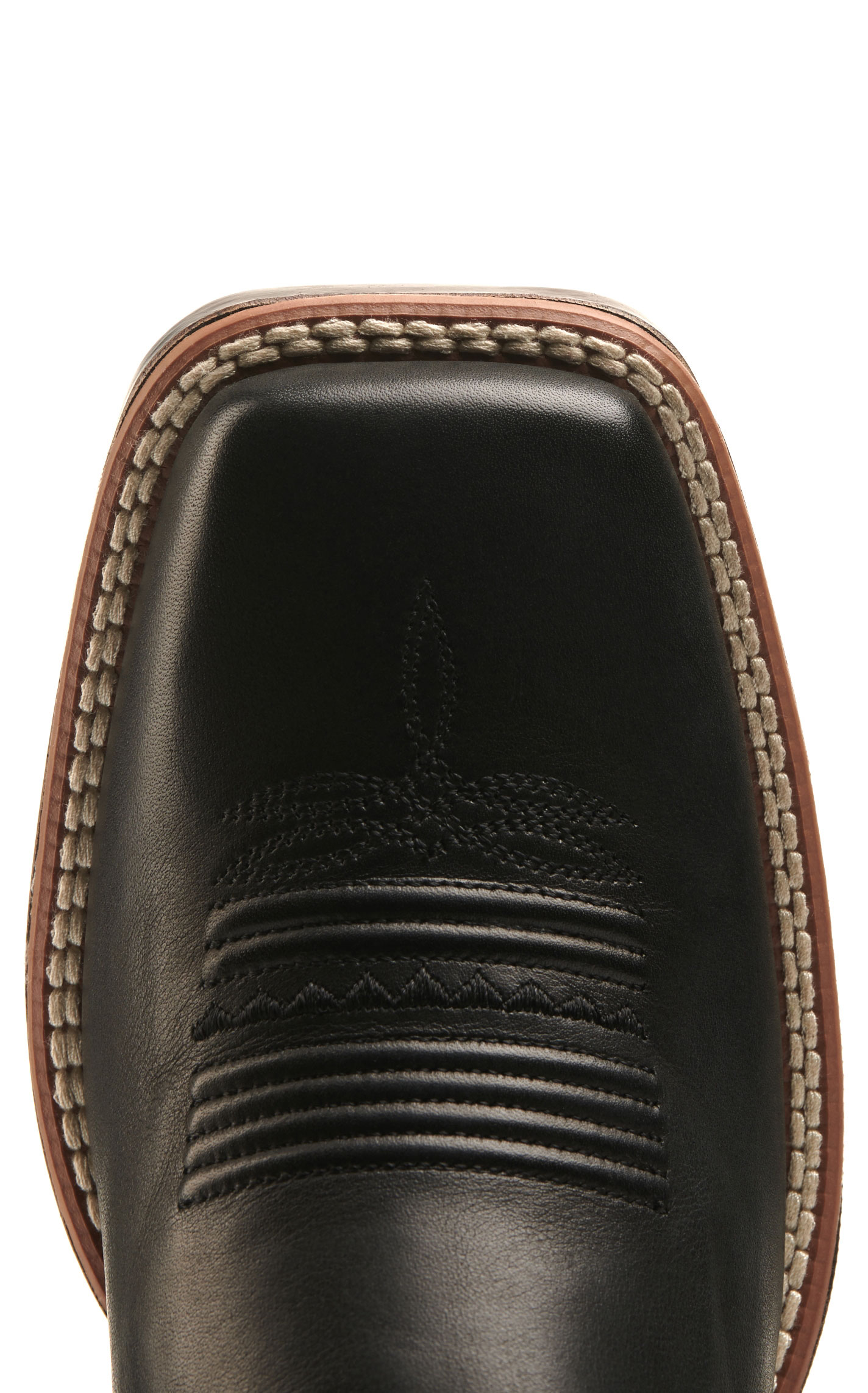 Ariat Women's PrimeTime True Black Bantamweight Wide Square Toe Cowboy Boot - Image 1