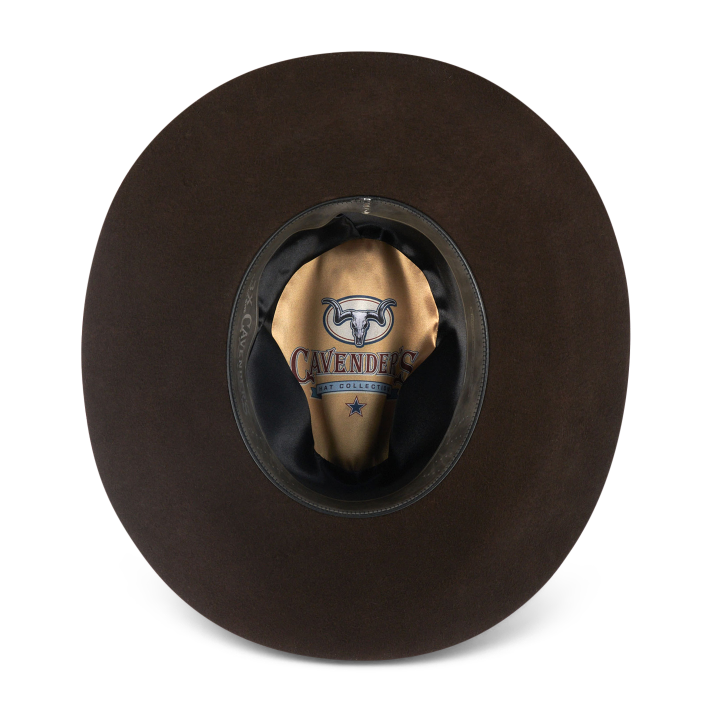 Cavender's Cowboy Collection 3X Chocolate Tracker Felt Cowboy Hat - Image 1