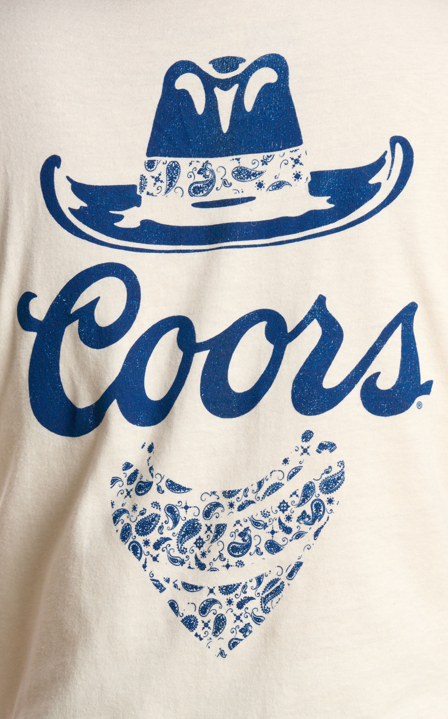 Brew City Women's Ivory Coors Logo Graphic T-Shirt - Image 1
