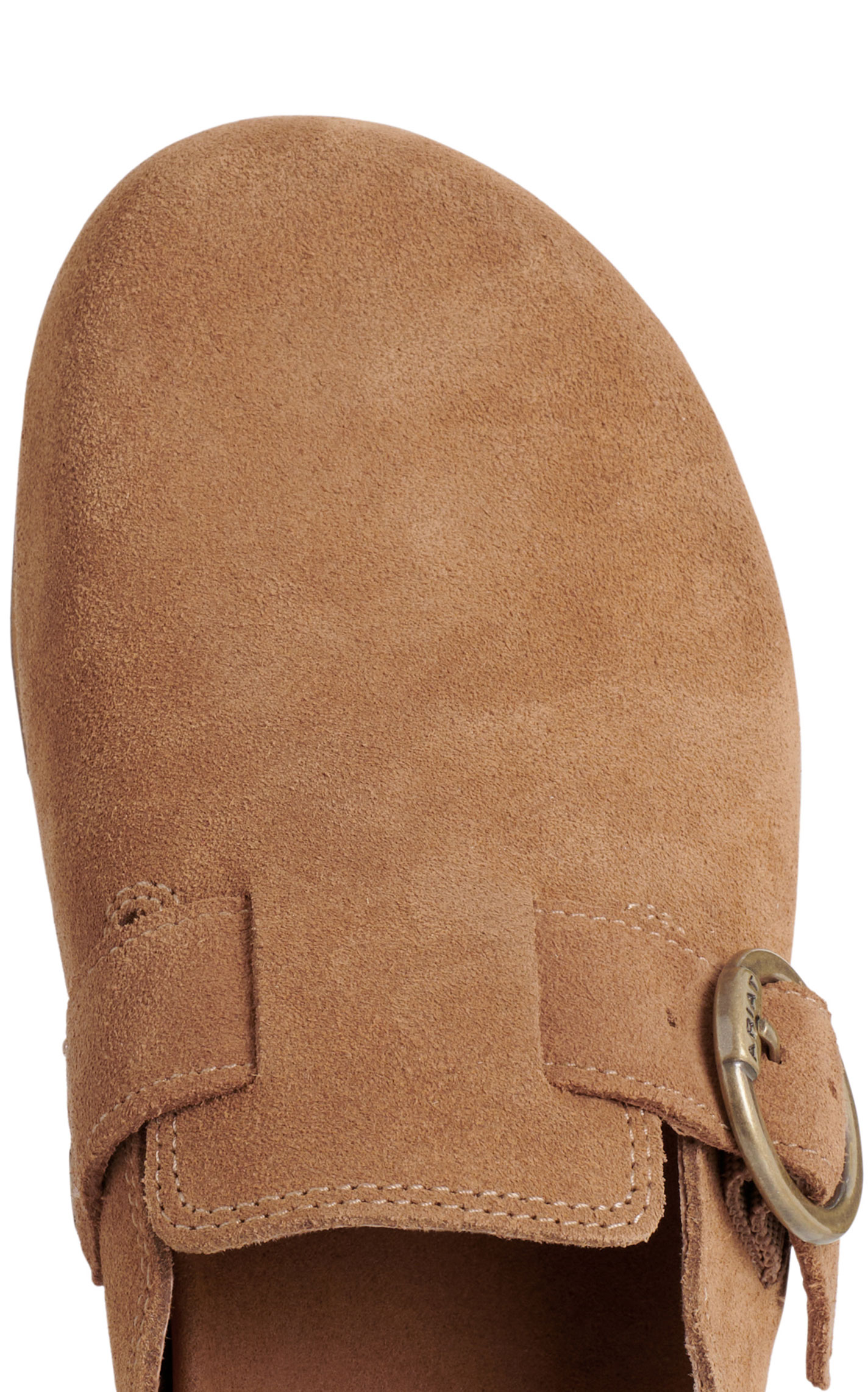 Ariat Women's Country Mule Camel Suede Casual Shoes - Image 1